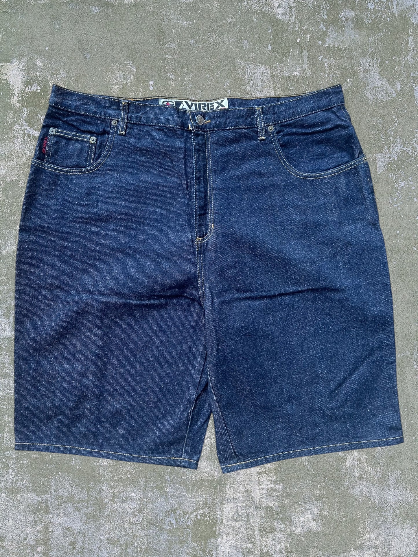 Late-90s/Early-2000s Avirex Carpenter Jean Shorts (42) (New With Tags)