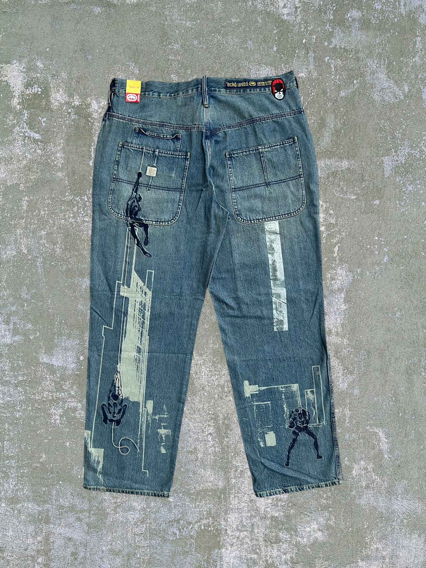 Early-2000s Ecko Marvel Daredevil Jeans (36) (New With Tags)