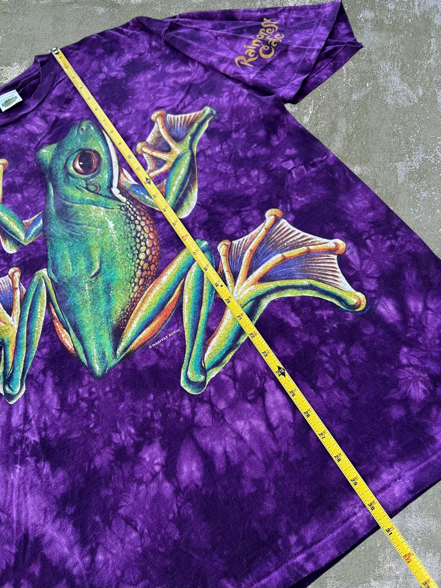 Early/Mid-90s Rainforest Cafe Frog Tee (XL)