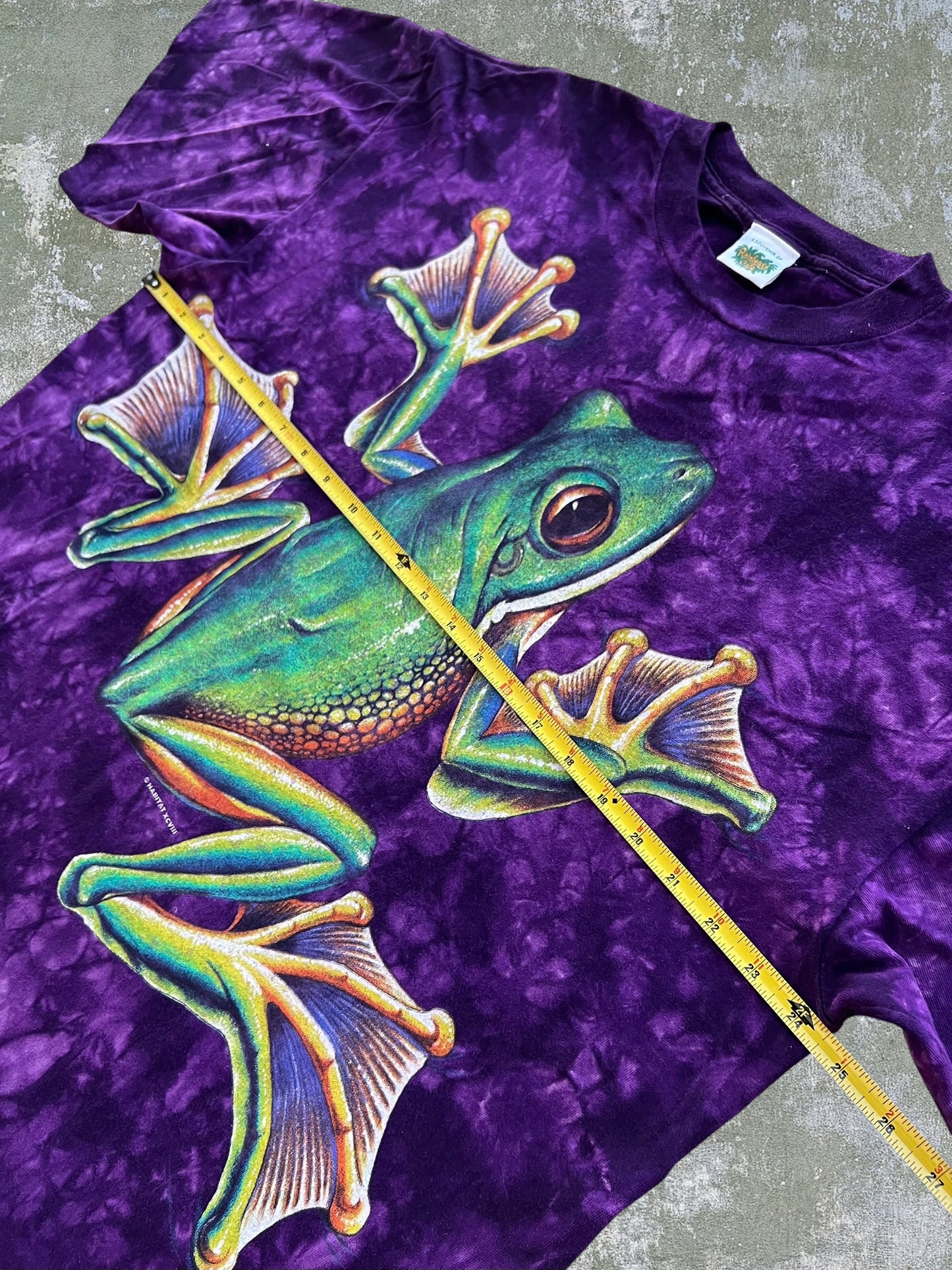 Early/Mid-90s Rainforest Cafe Frog Tee (XL)