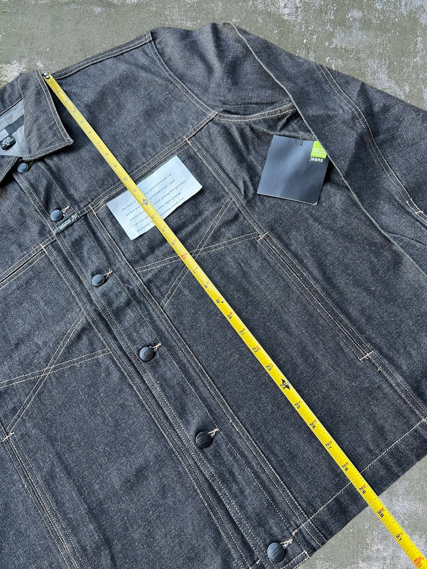 Early-2000s Marithe Francois Girbaud Denim Jacket (XL) (New With Tags)