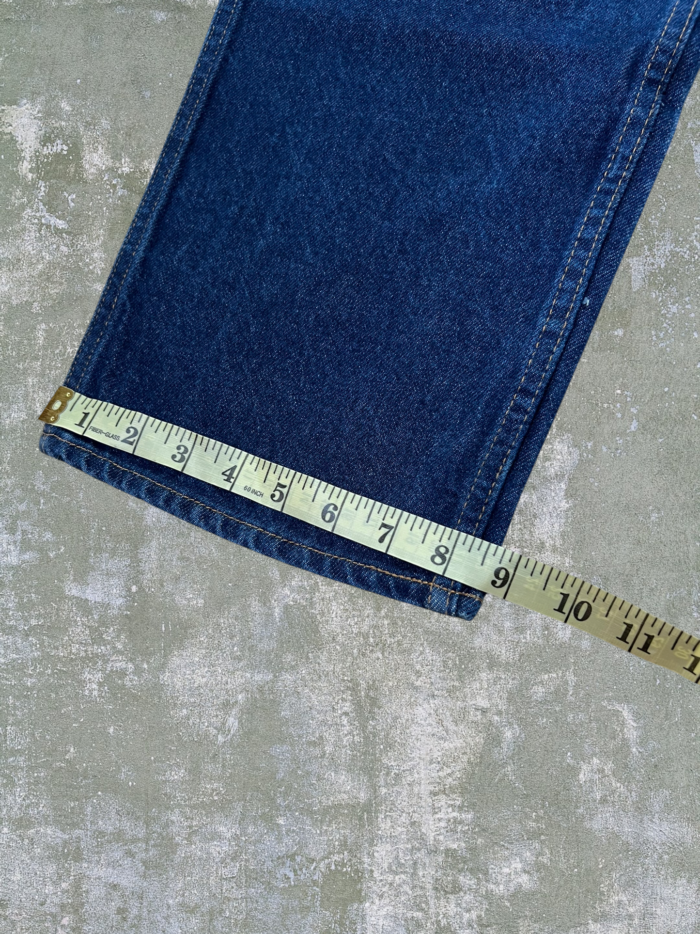 ‘90s/Early-2000s Prison Blues Double Knee Carpenter Jeans (32x32)