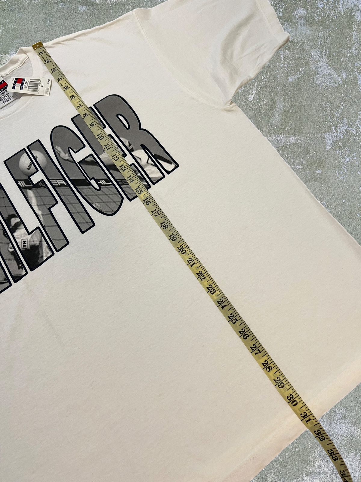 ‘90s Tommy Hilfiger Volleyball Tee (XXL) (New With Tags)