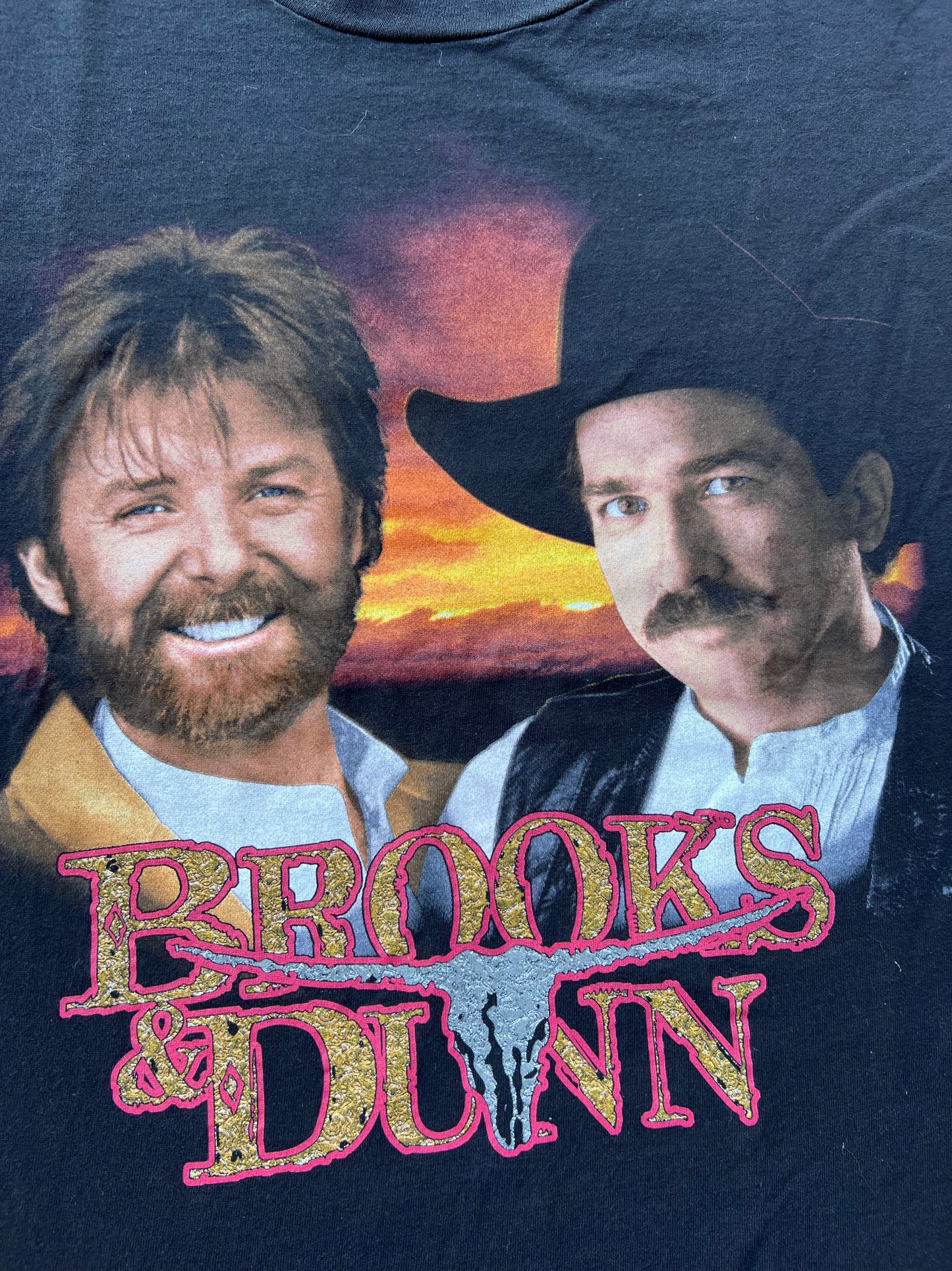 ‘90s Brooks & Dunn Waitin’ On Sundown Tour Tee (L)