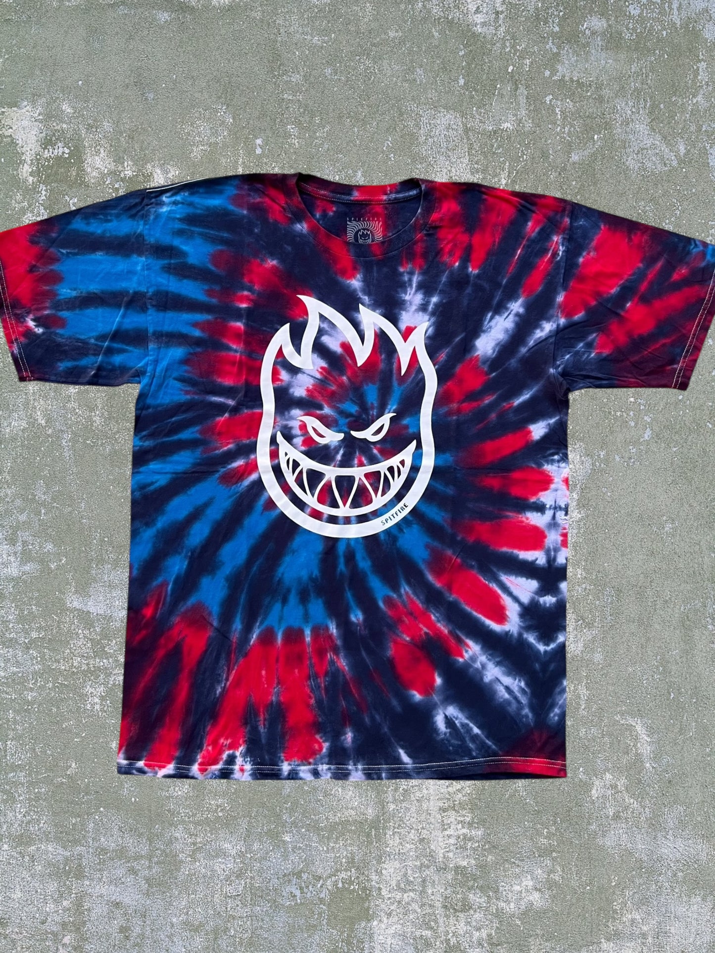 Spitfire Wheels Tie Dye Tee (L)