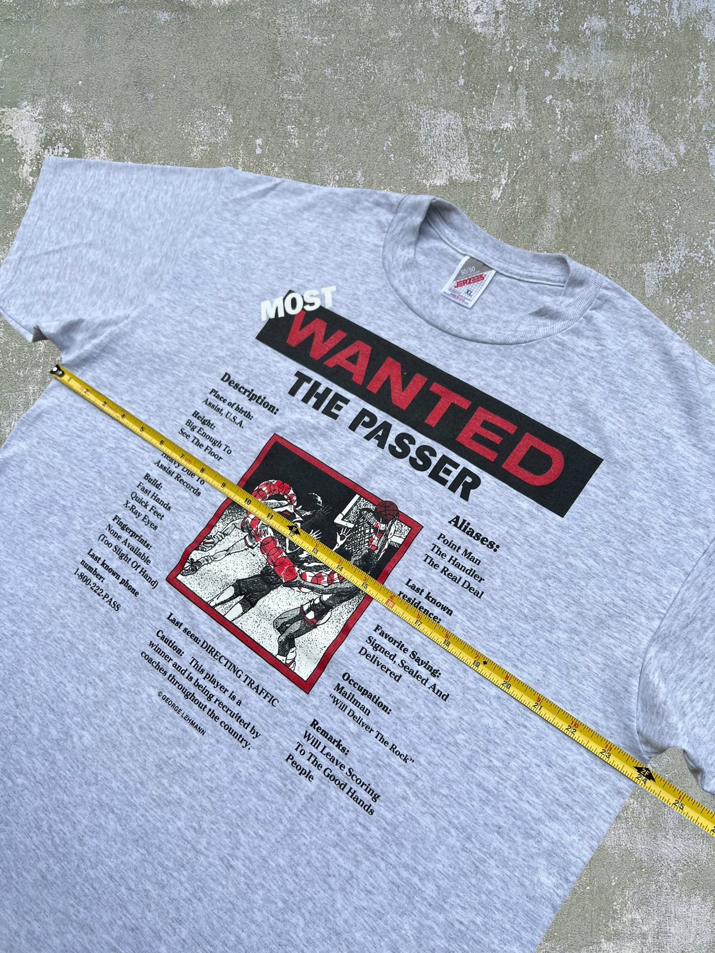 ‘90s “The Passer” Basketball Tee (XL)