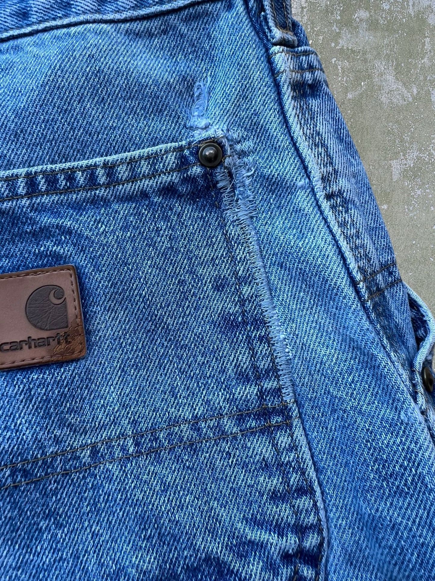 Vintage Carhartt Double Knee Carpenter Jeans (38x32)