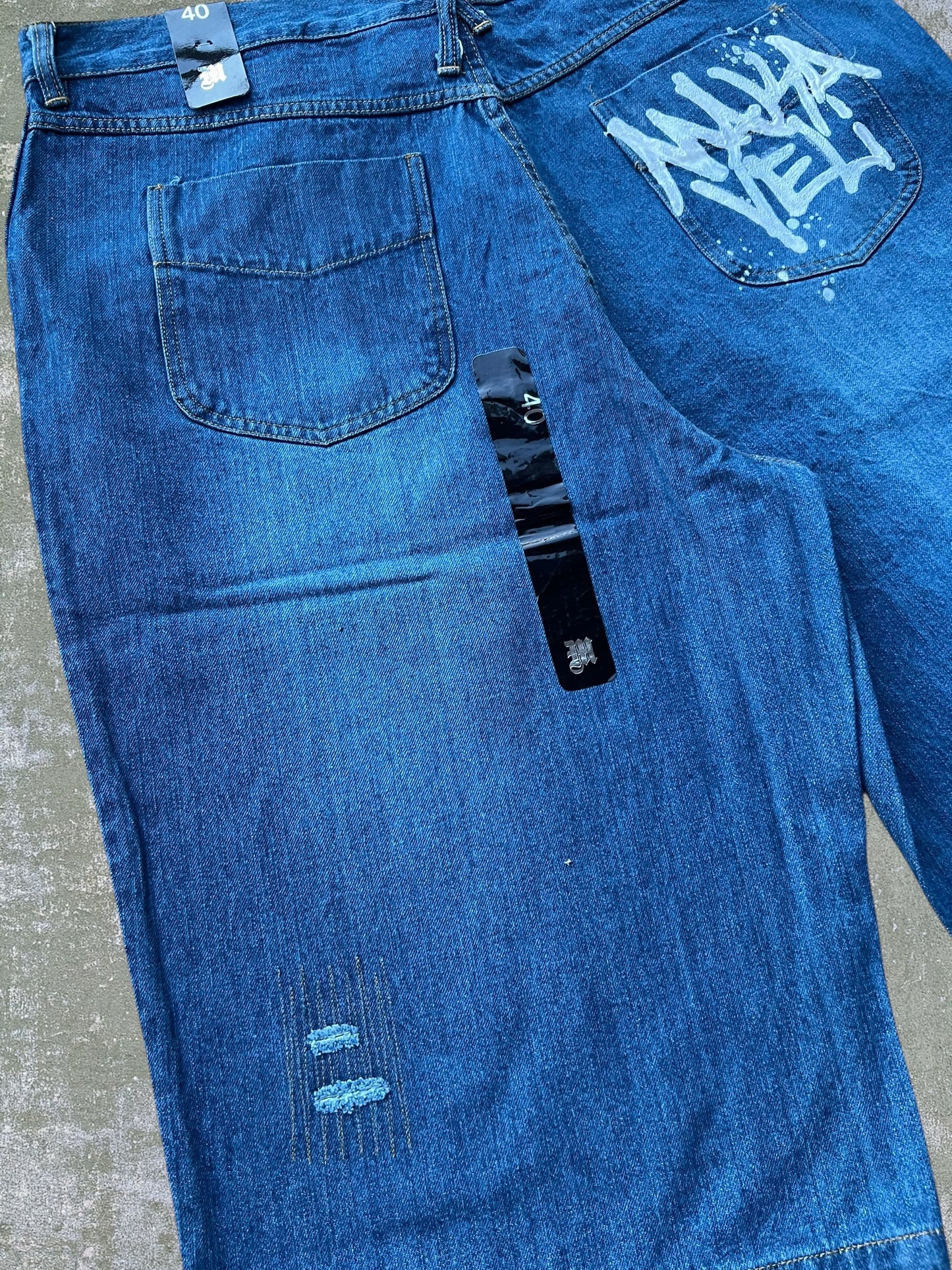 Early-2000s Makaveli Jean Shorts (40) (New With Tags)