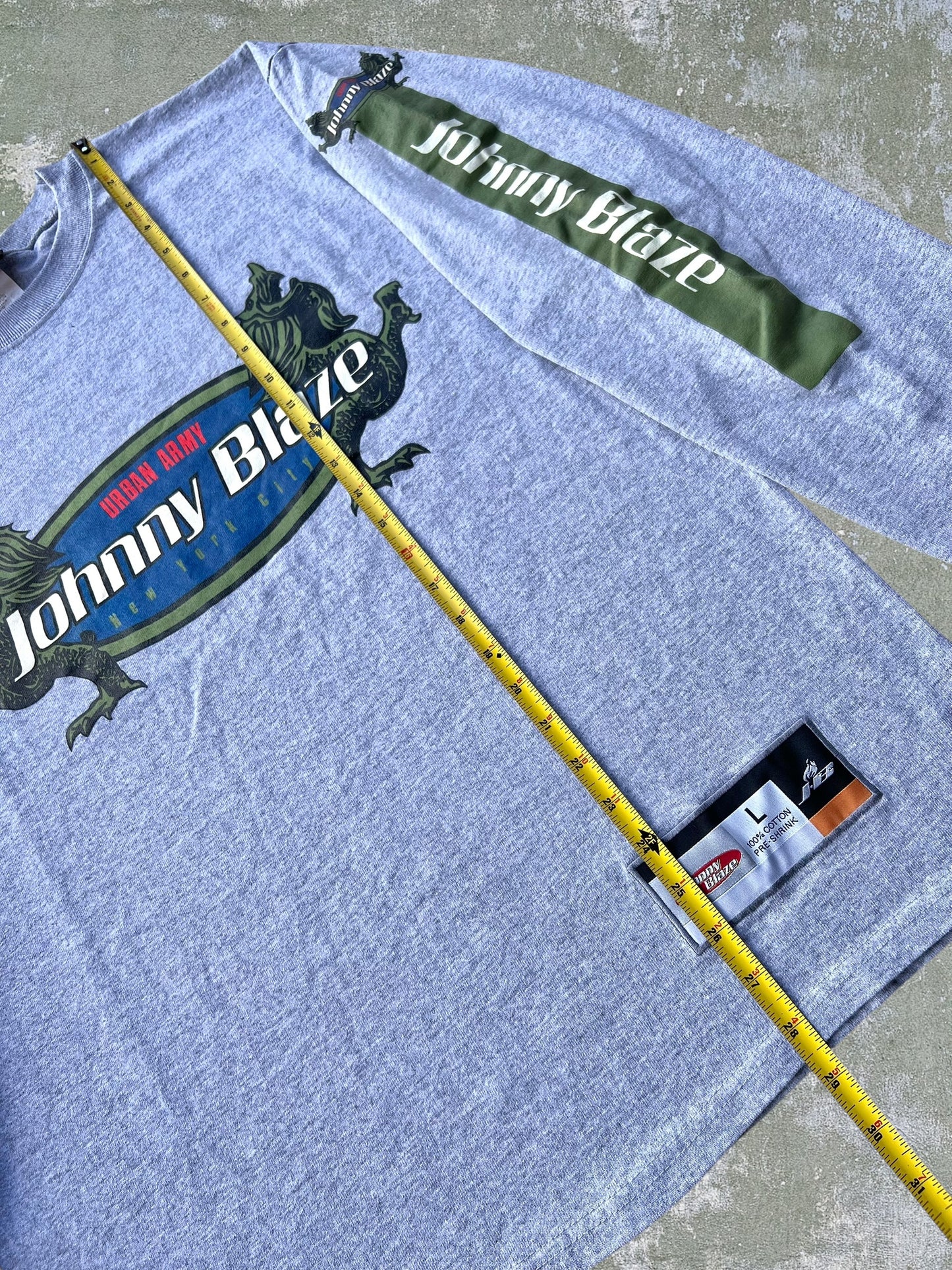 Late-90s/Early-2000s Johnny Blaze Long Sleeve Tee (L)