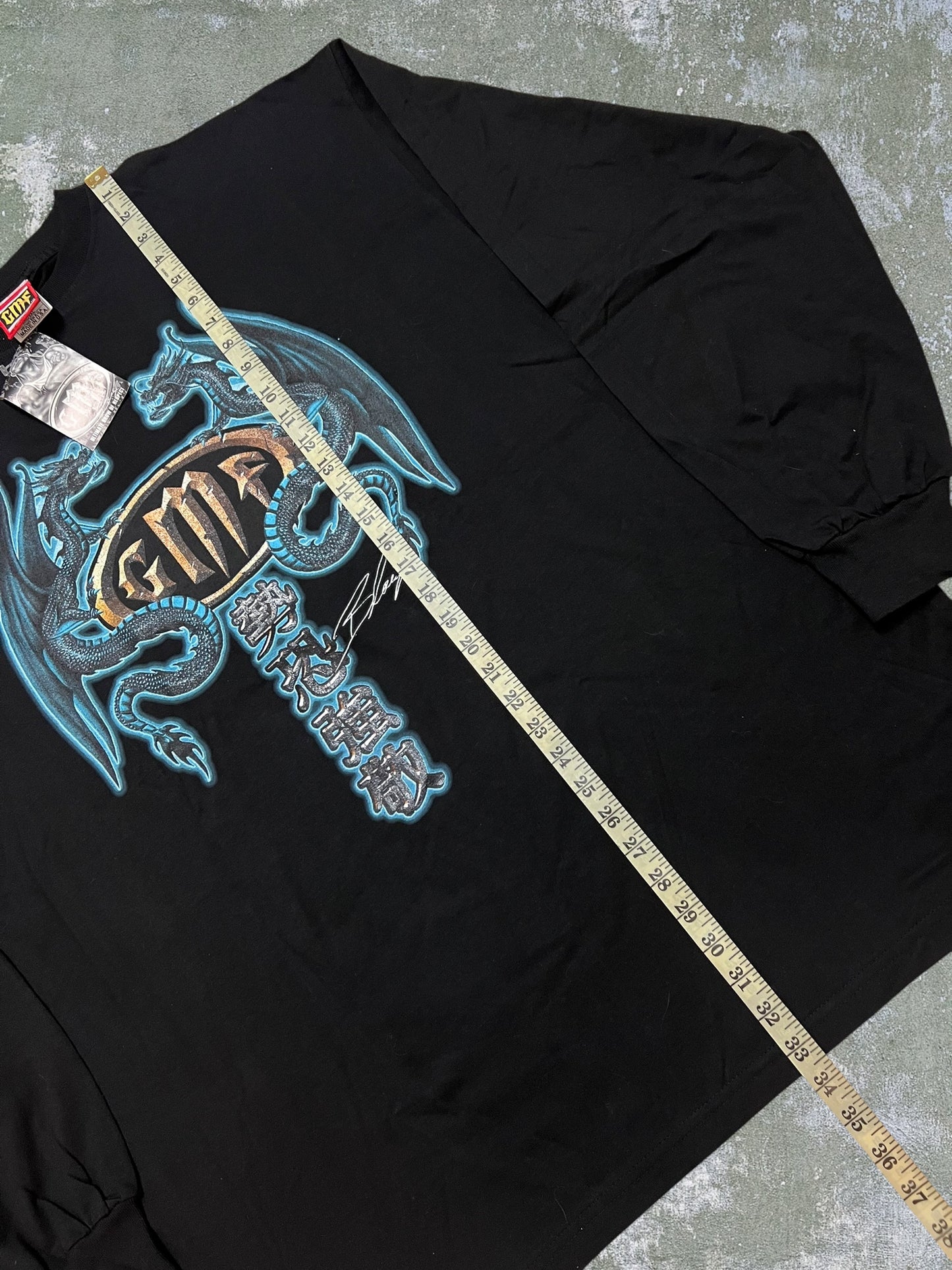 Late-90s/Early-2000s GMF Long Sleeve Tee (XXL) (New With Tags)