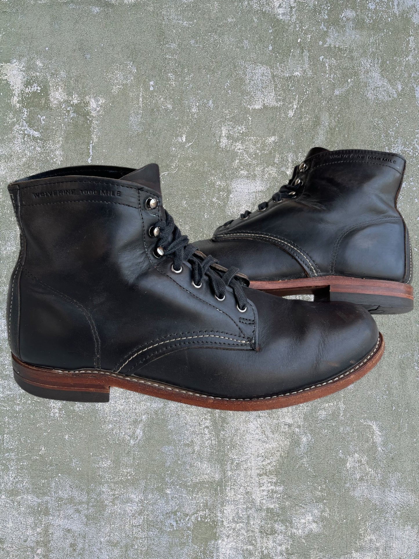 Wolverine 1000 Mile Plain Toe Boot (11)
