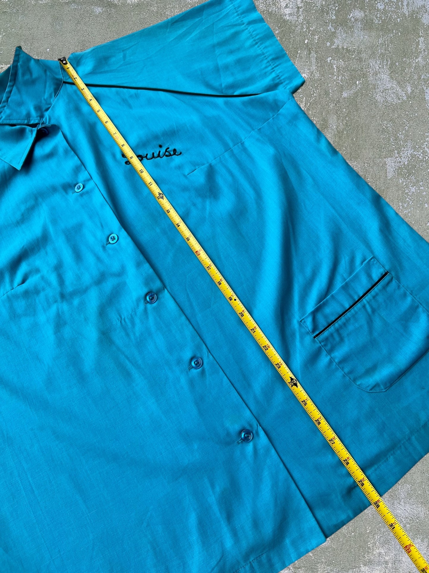 ‘60s Chain Stitch Bowling Shirt (XL)
