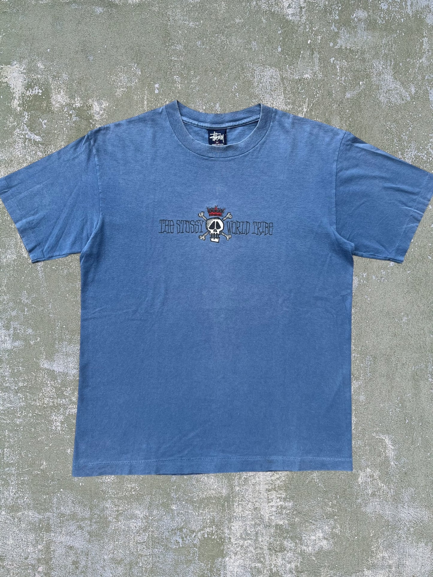 Late-90s/Early-2000s Stüssy World Tribe Tee (M)