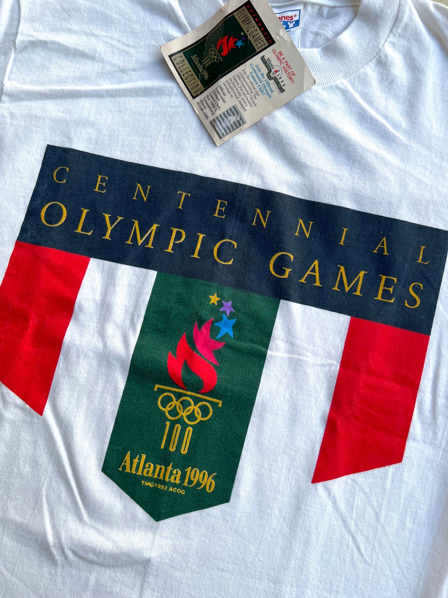 1996 Atlanta Olympic Games Tee (S) (New With Tags)