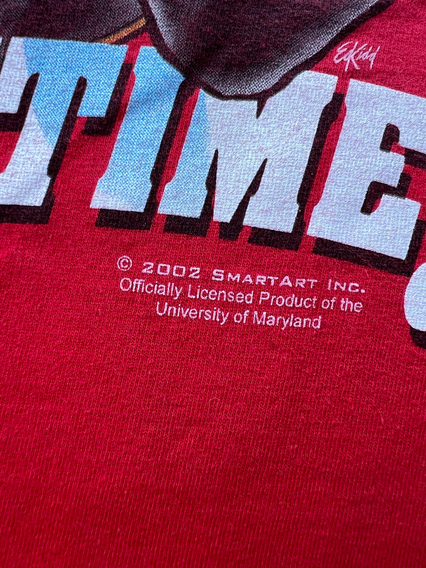 2002 Maryland Terrapins Basketball Tee (L)