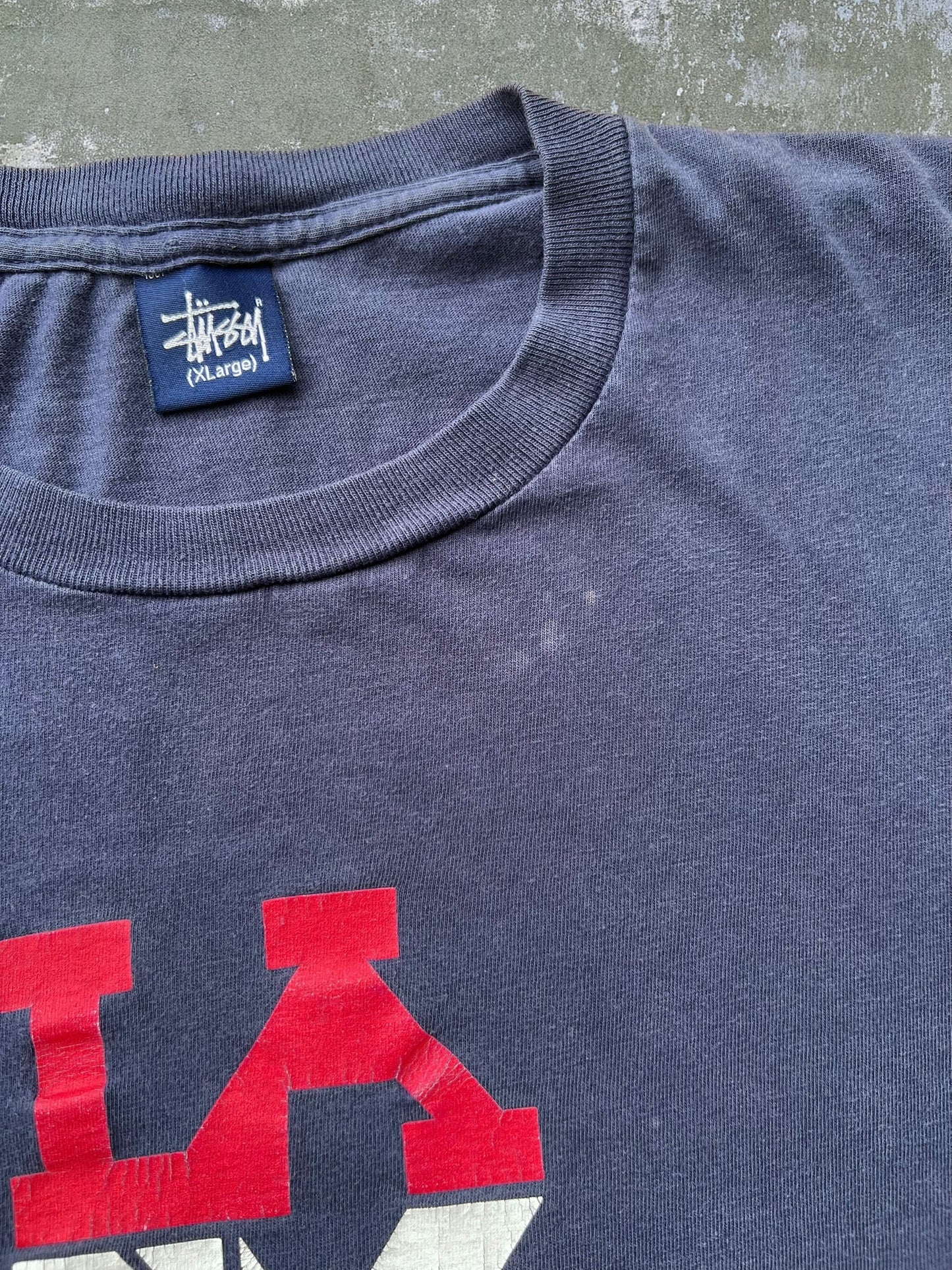 Late-90s/Early-2000s Stüssy LA NY Tee (XL)