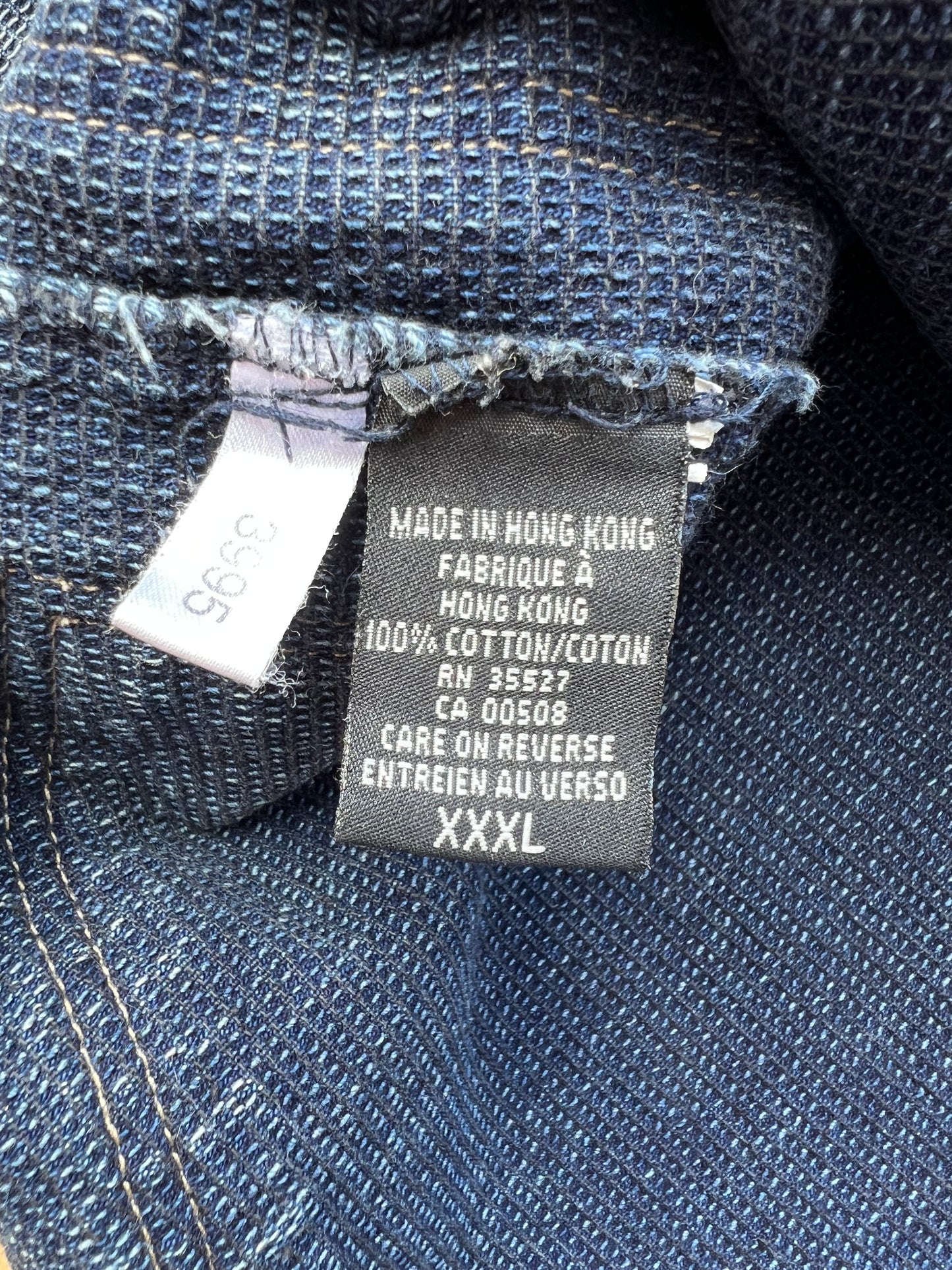 Early-2000s Marithe Francois Girbaud Zip Overshirt (XXL)