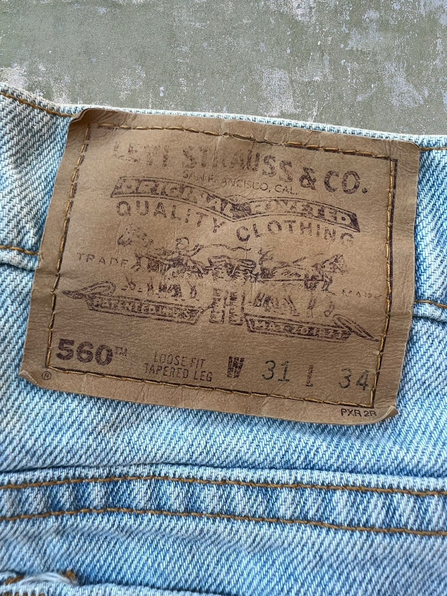 Mid-90s Levi’s 560 Jeans (31x34) (New With Tags)