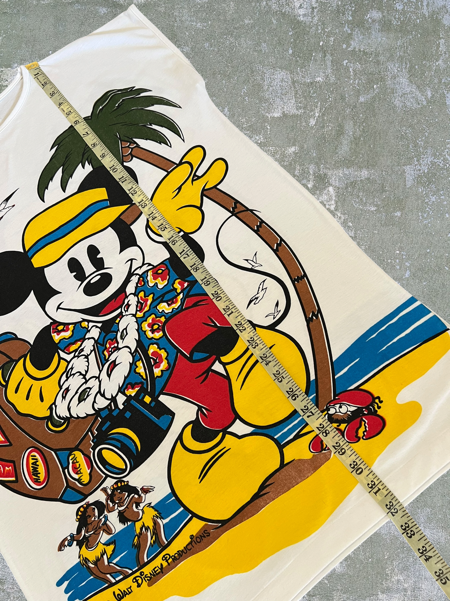 ‘90s Mickey Mouse Beach Coverup Tank Top (XL)