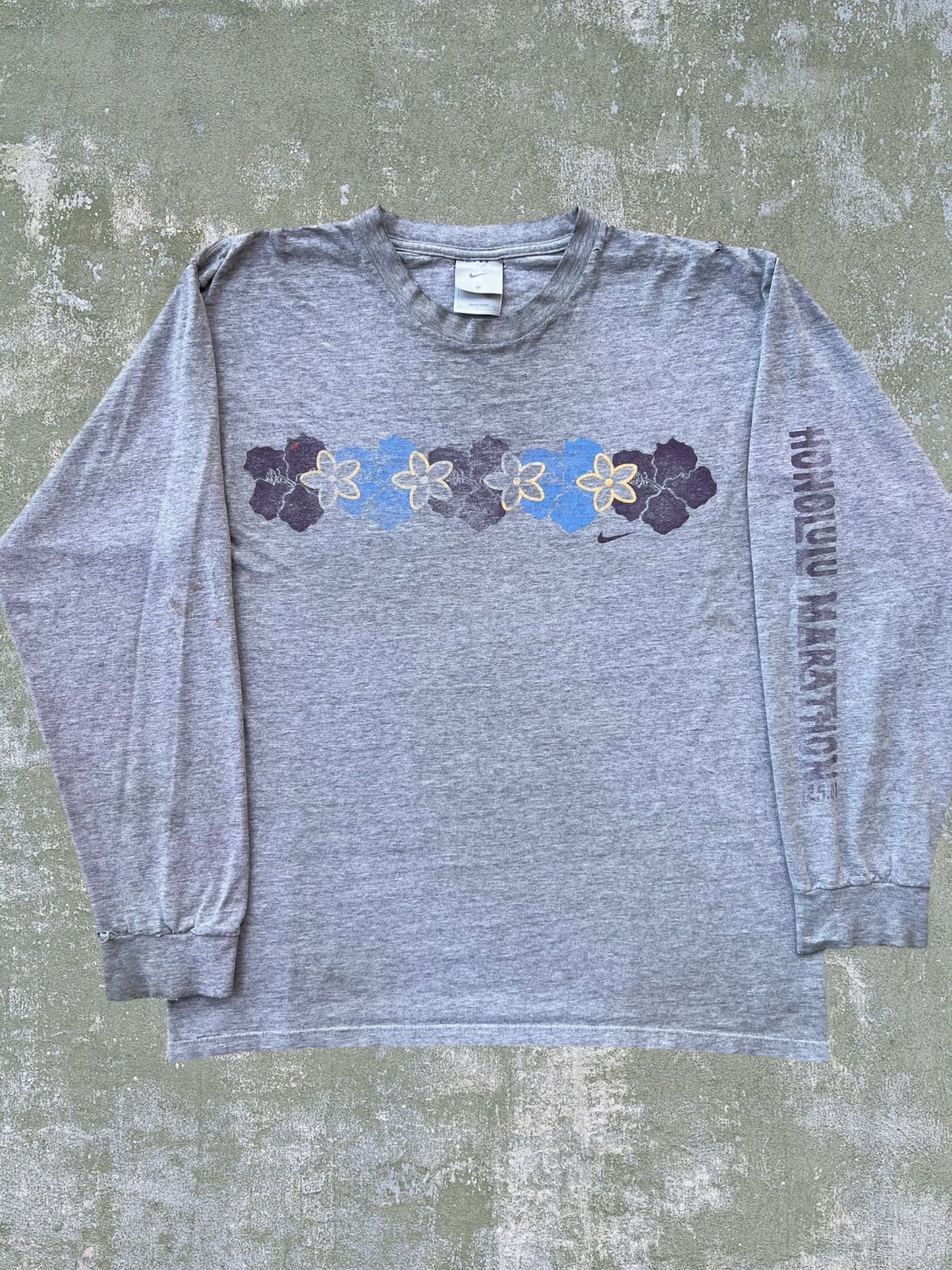 2001 Nike Honolulu Marathon Long Sleeve Tee (M)