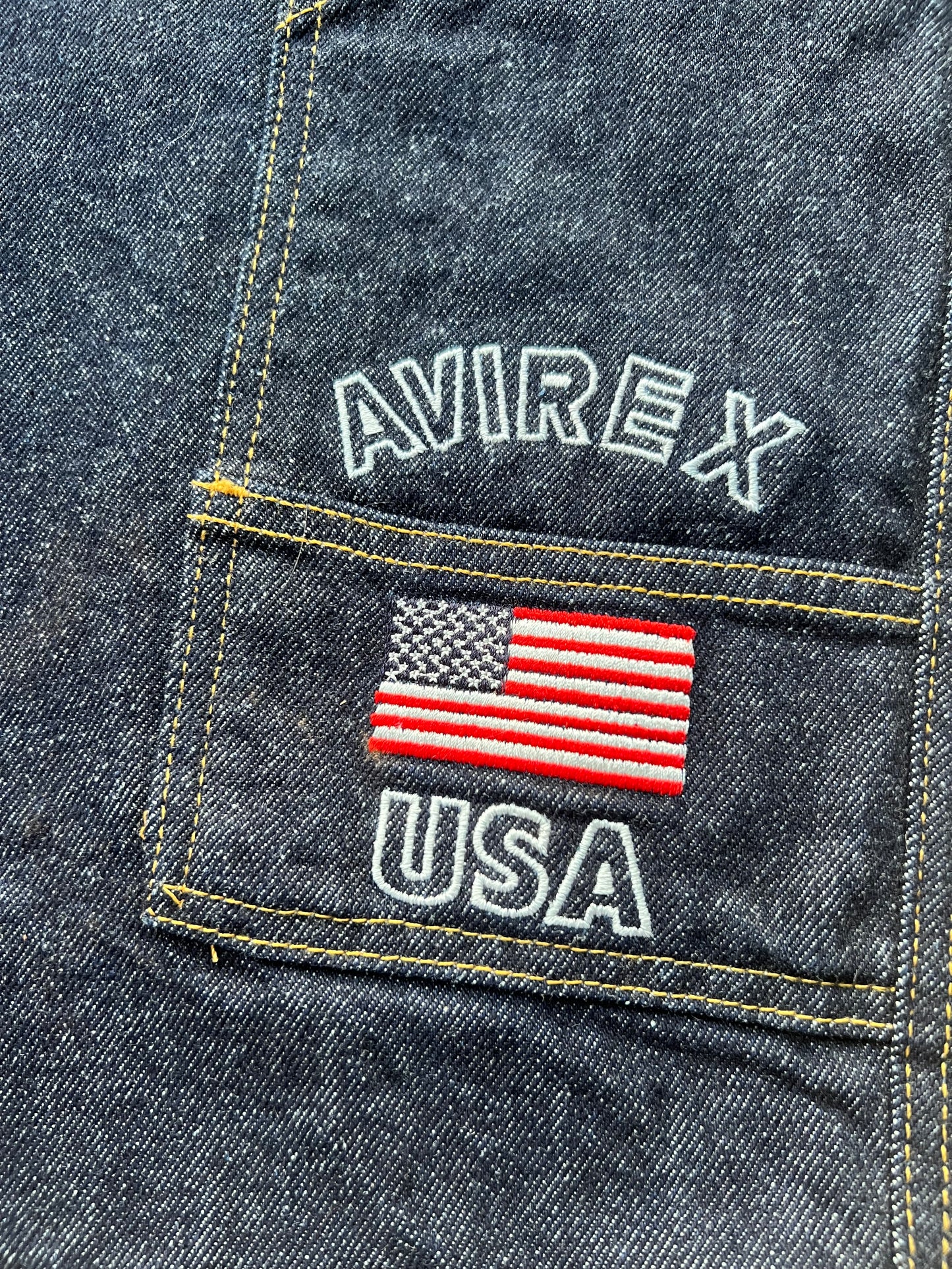 Late-90s/Early-2000s Avirex Carpenter Jean Shorts (42) (New With Tags)