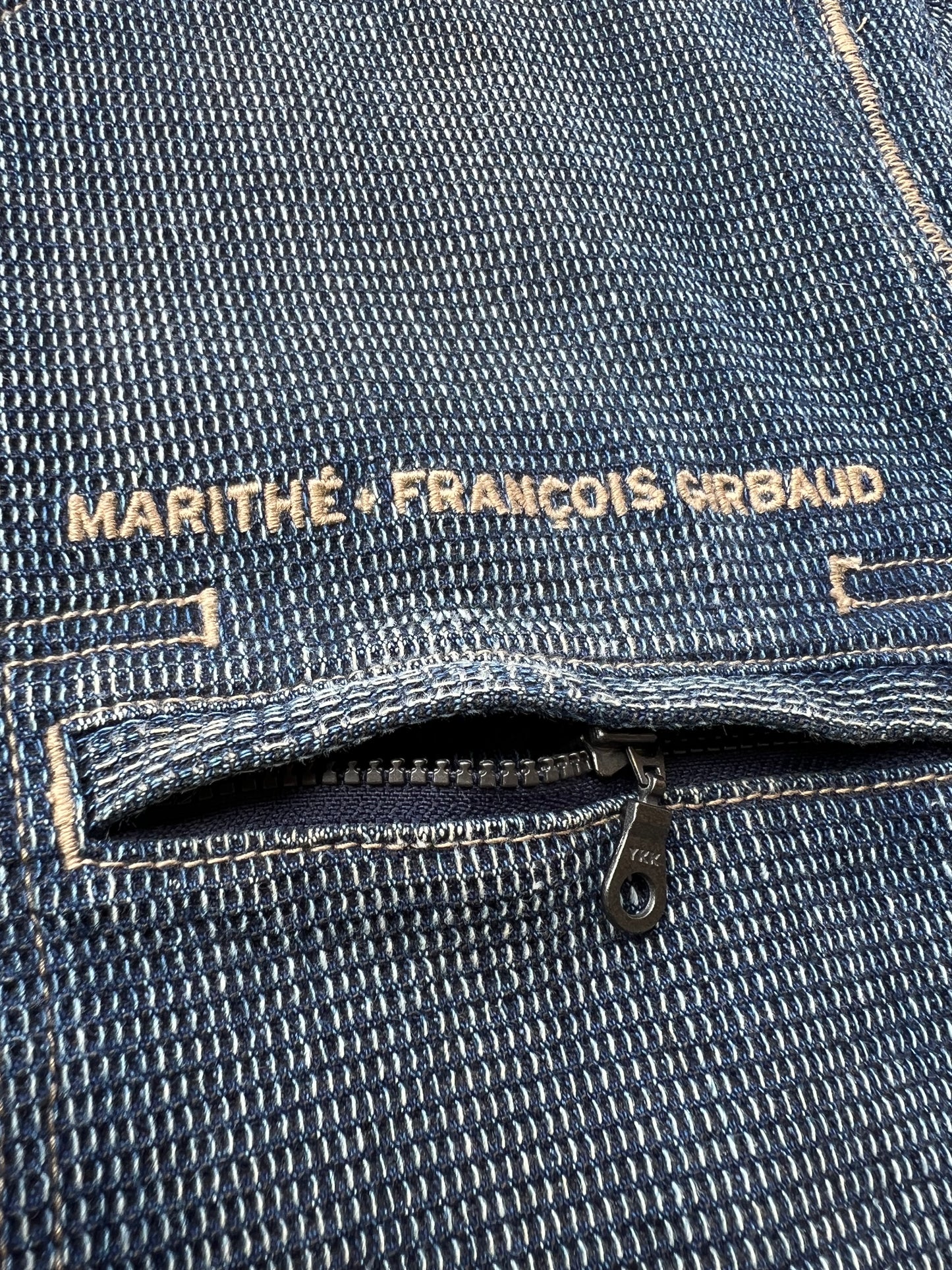 Early-2000s Marithe Francois Girbaud Zip Overshirt (XXL)