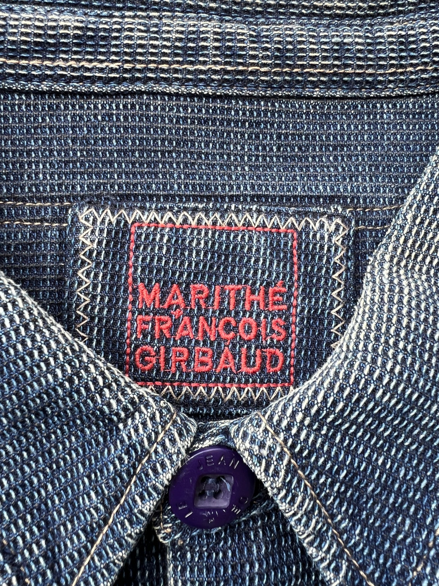 Early-2000s Marithe Francois Girbaud Zip Overshirt (XXL)