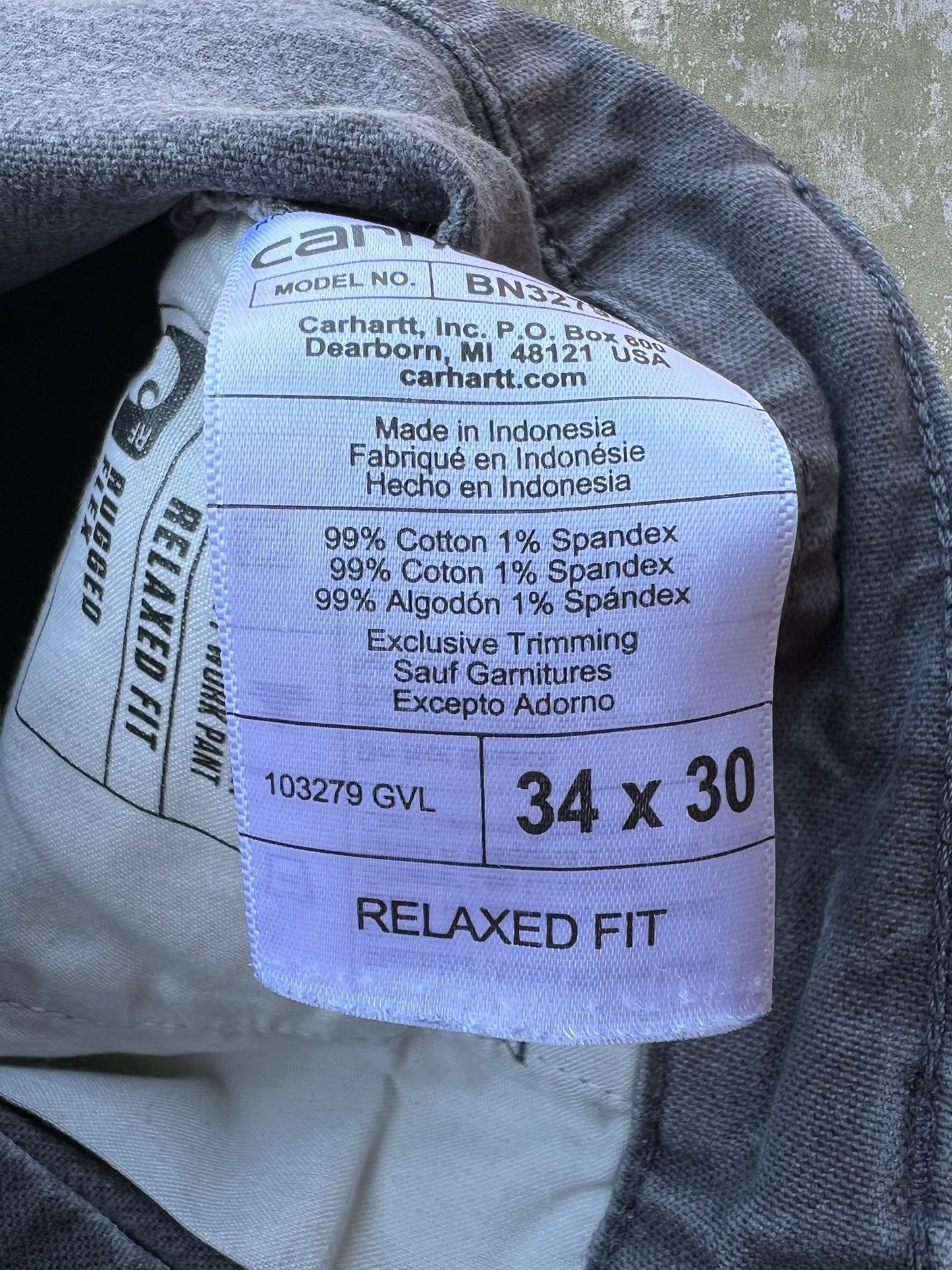 2023 Carhartt Carpenter Pants (34x30)
