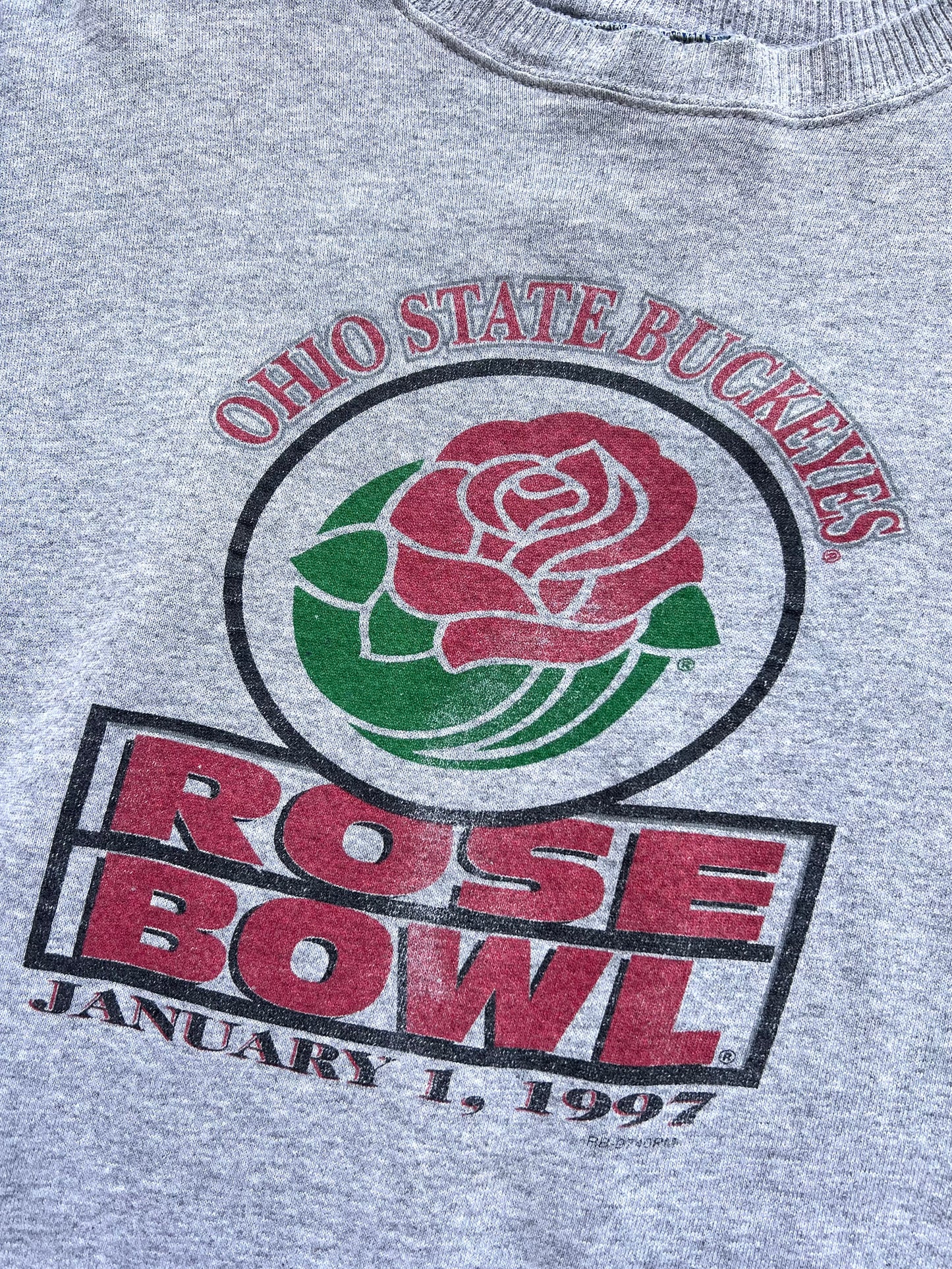 1997 Ohio State Buckeyes Rose Bowl Crewneck (L)