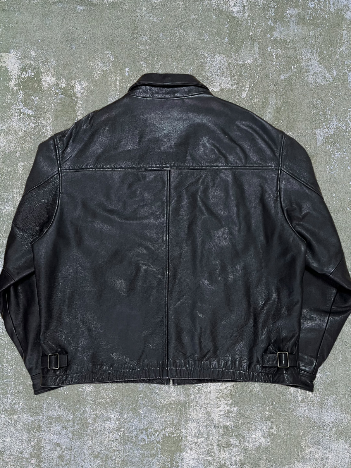 Early-2000s Old Navy Leather Jacket (XL)