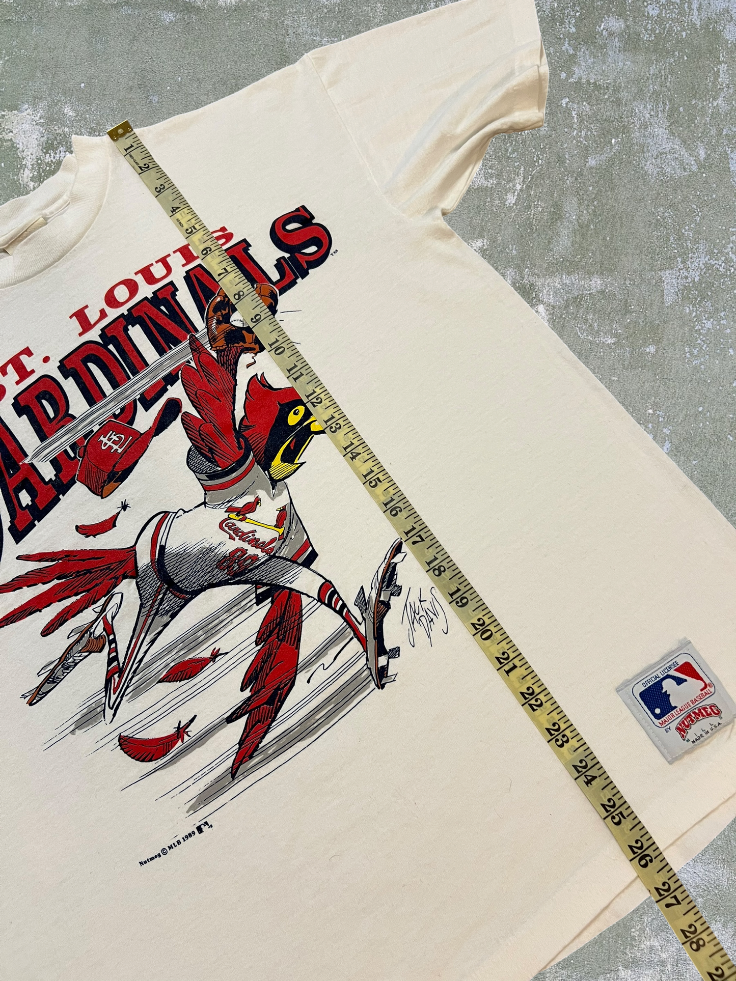 1989 Nutmeg St. Louis Cardinals Tee (L)