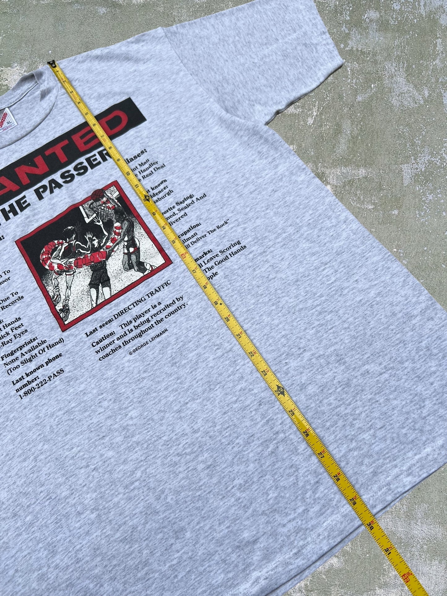 ‘90s “The Passer” Basketball Tee (XL)