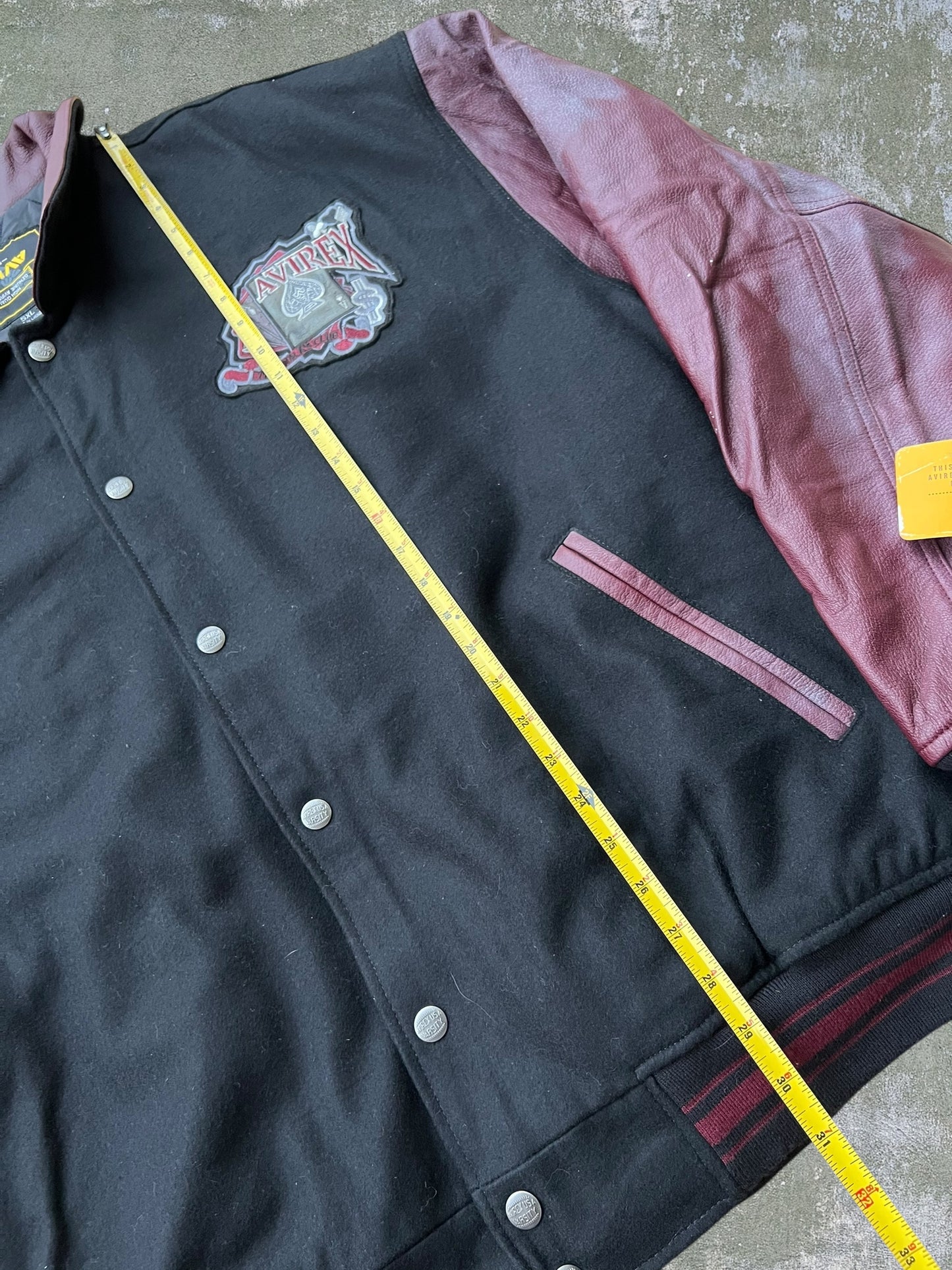 Early-2000s Avirex King Casino Leather Jacket (5XL) (New With Tags)