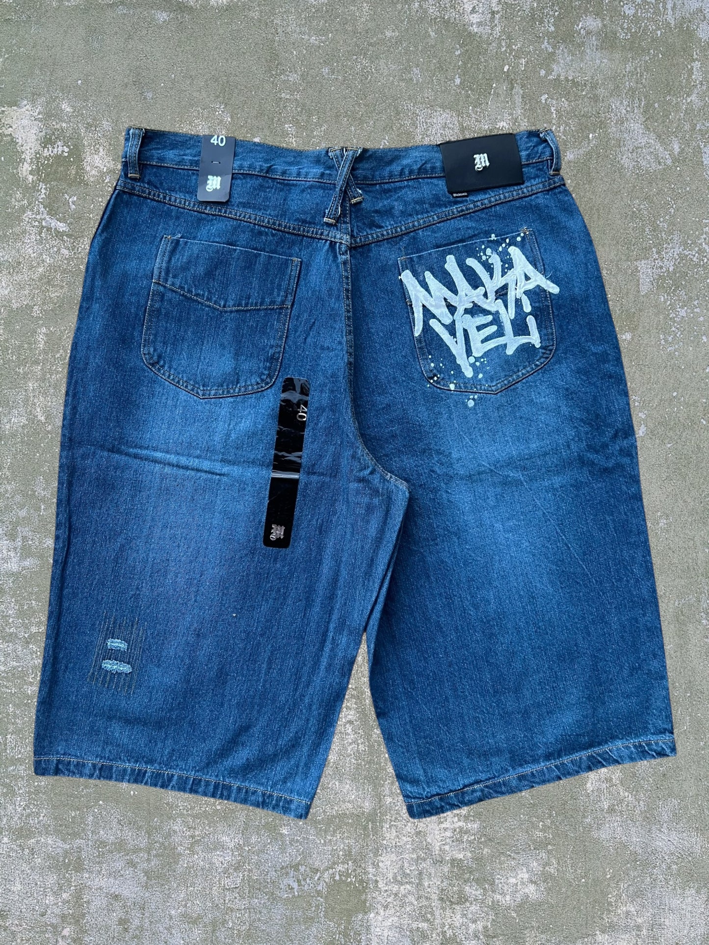 Early-2000s Makaveli Jean Shorts (40) (New With Tags)