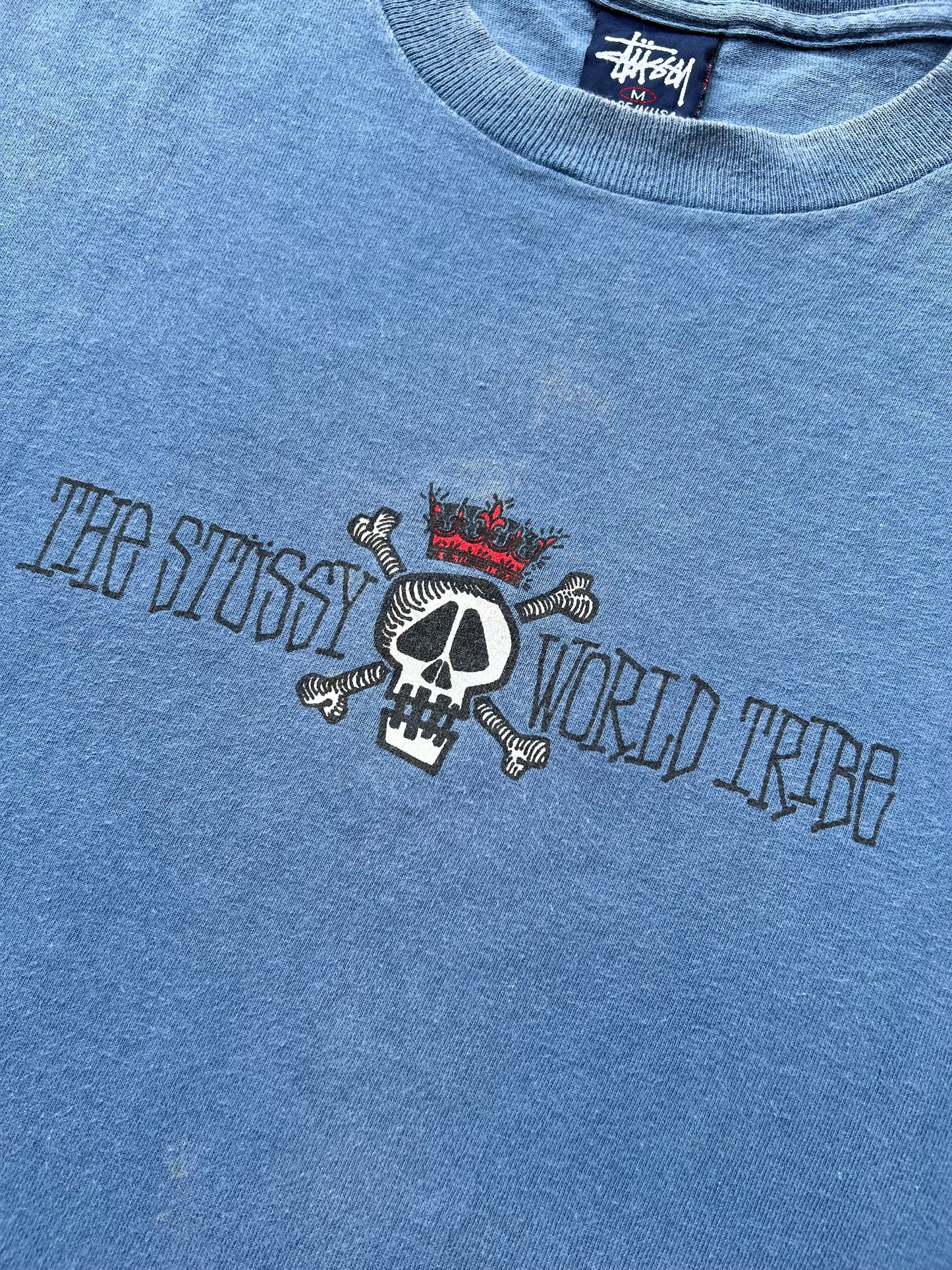 Late-90s/Early-2000s Stüssy World Tribe Tee (M)