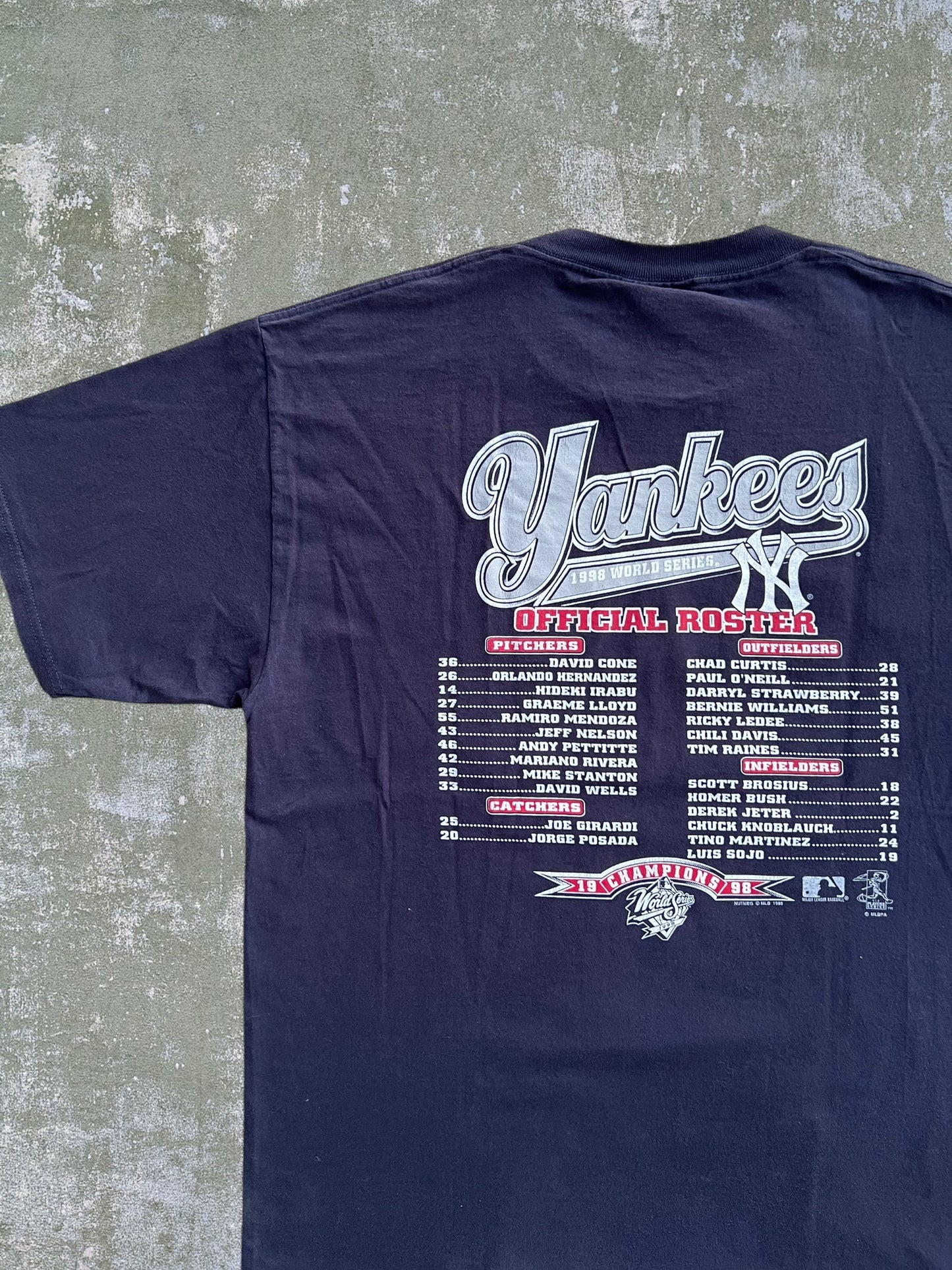 1998 New York Yankees World Series Champions Tee (XL)