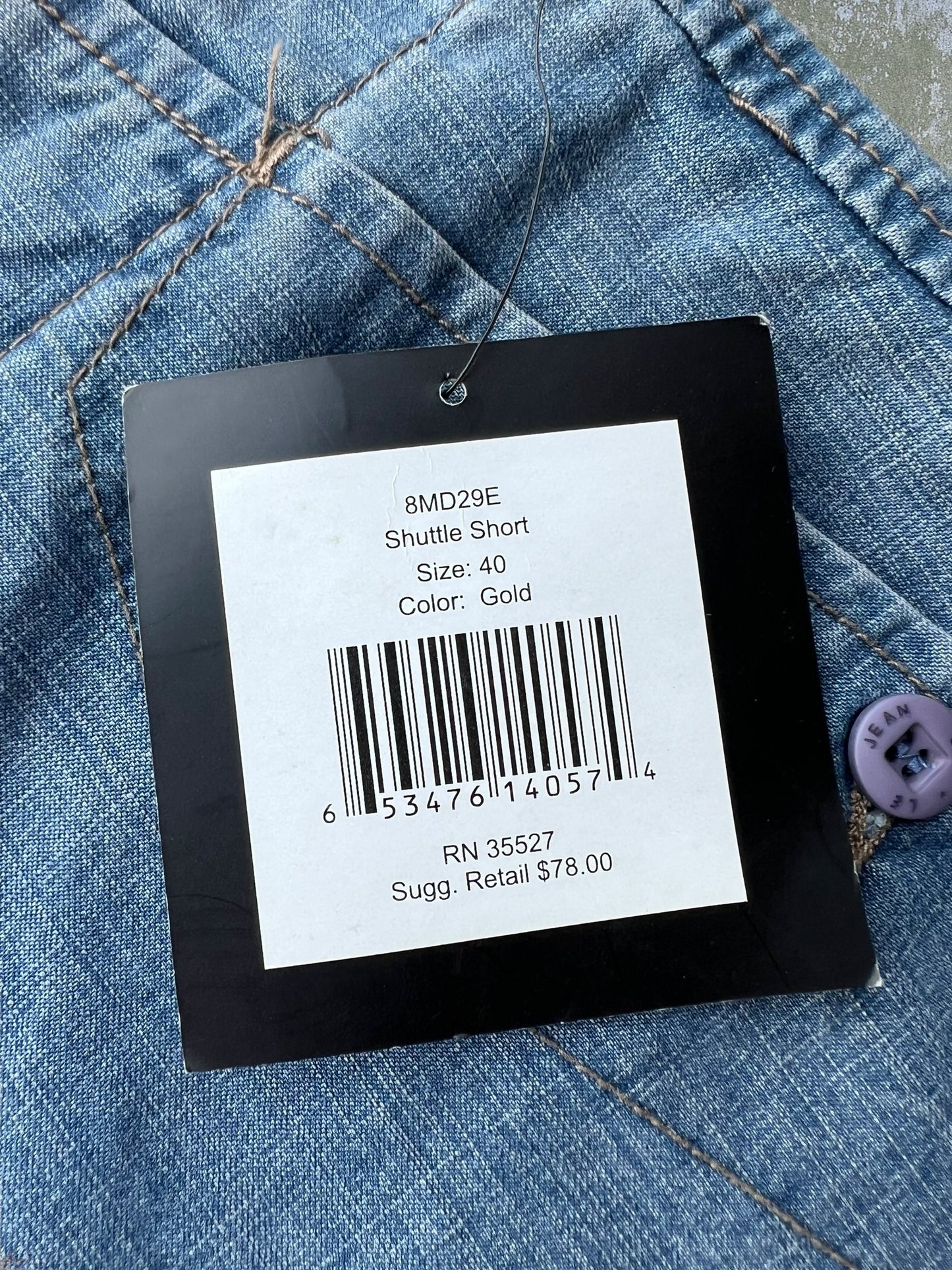 Early-2000s Marithe Francois Girbaud Jean Shorts (40) (New With Tags)