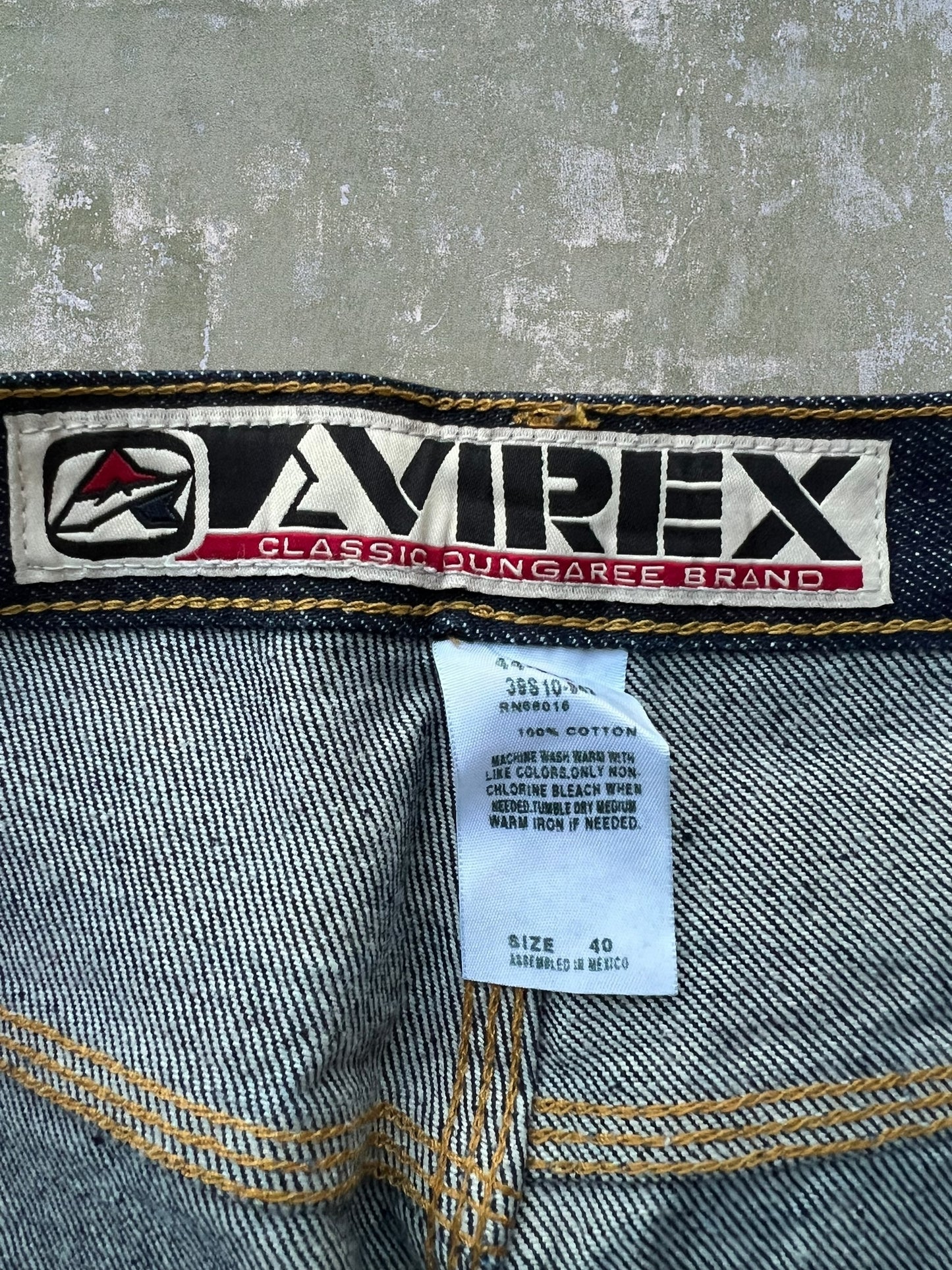 Late-90s/Early-2000s Avirex Carpenter Jean Shorts (40) (New With Tags)