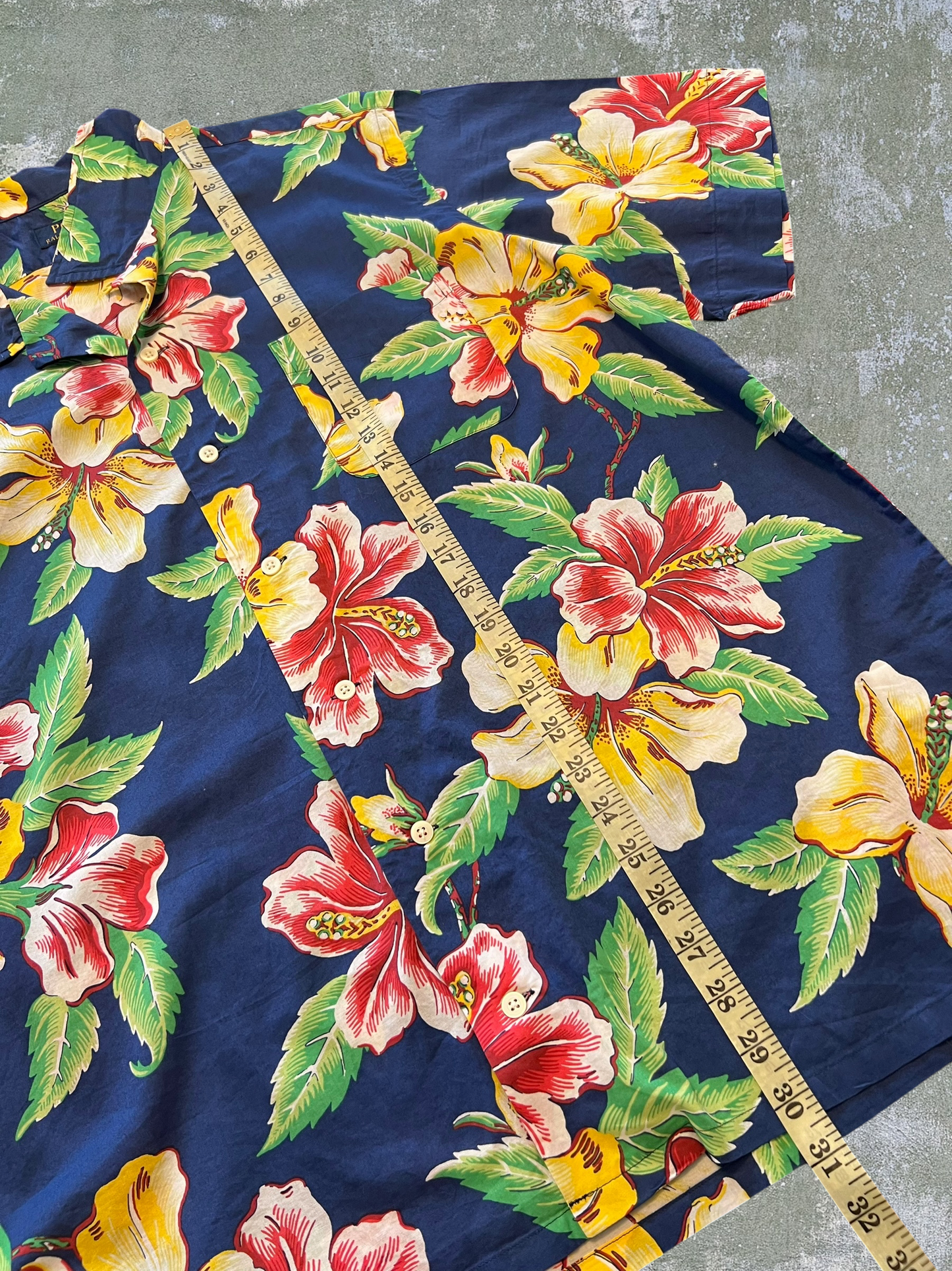 Polo Ralph Lauren Loop Collar Hawaiian Shirt (XXL)