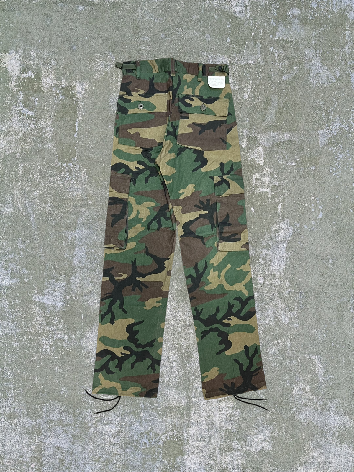 ‘80s/‘90s Woodland Camo Pants (28x32) (New With Tags)
