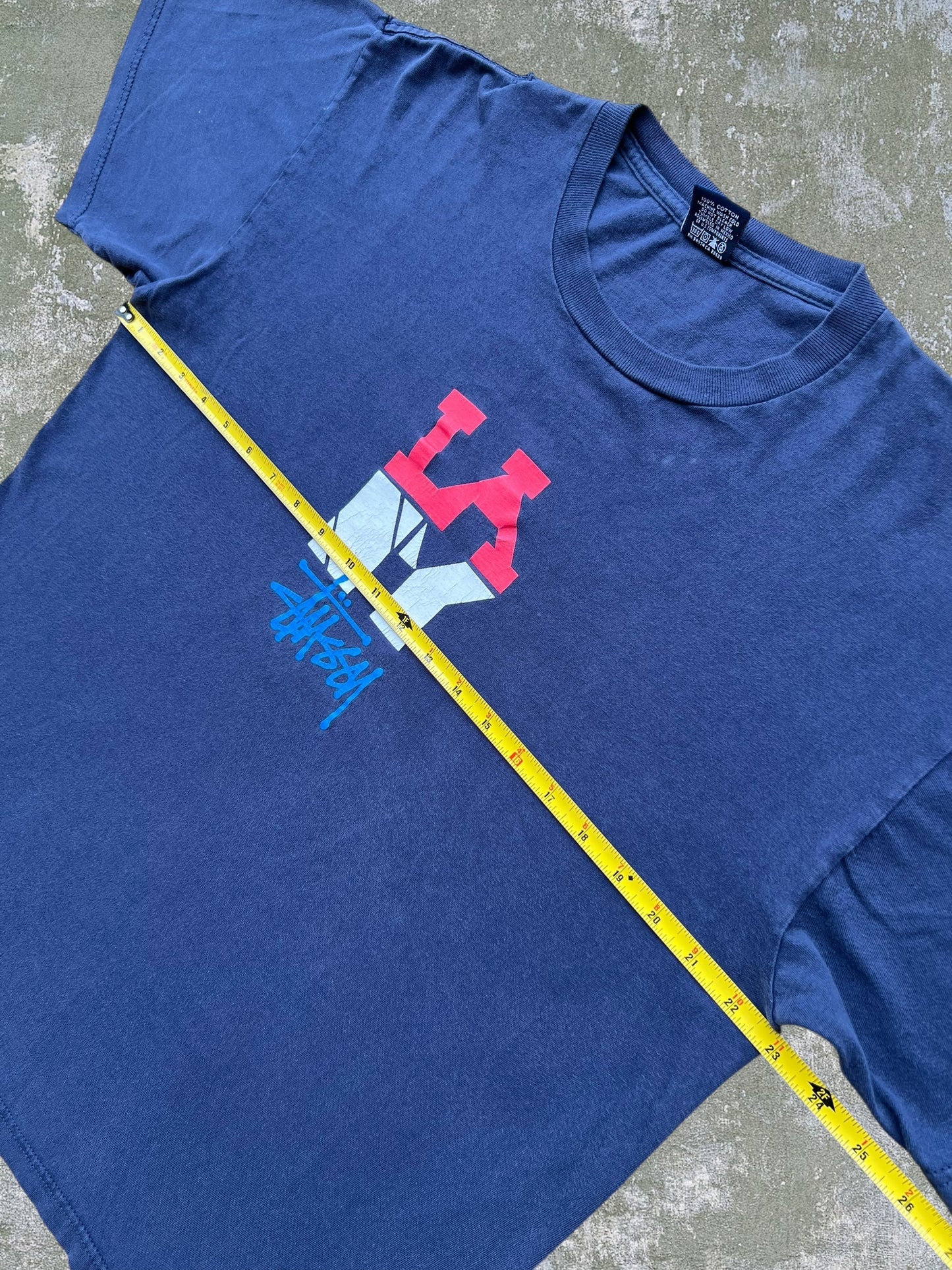 Late-90s/Early-2000s Stüssy LA NY Tee (XL)