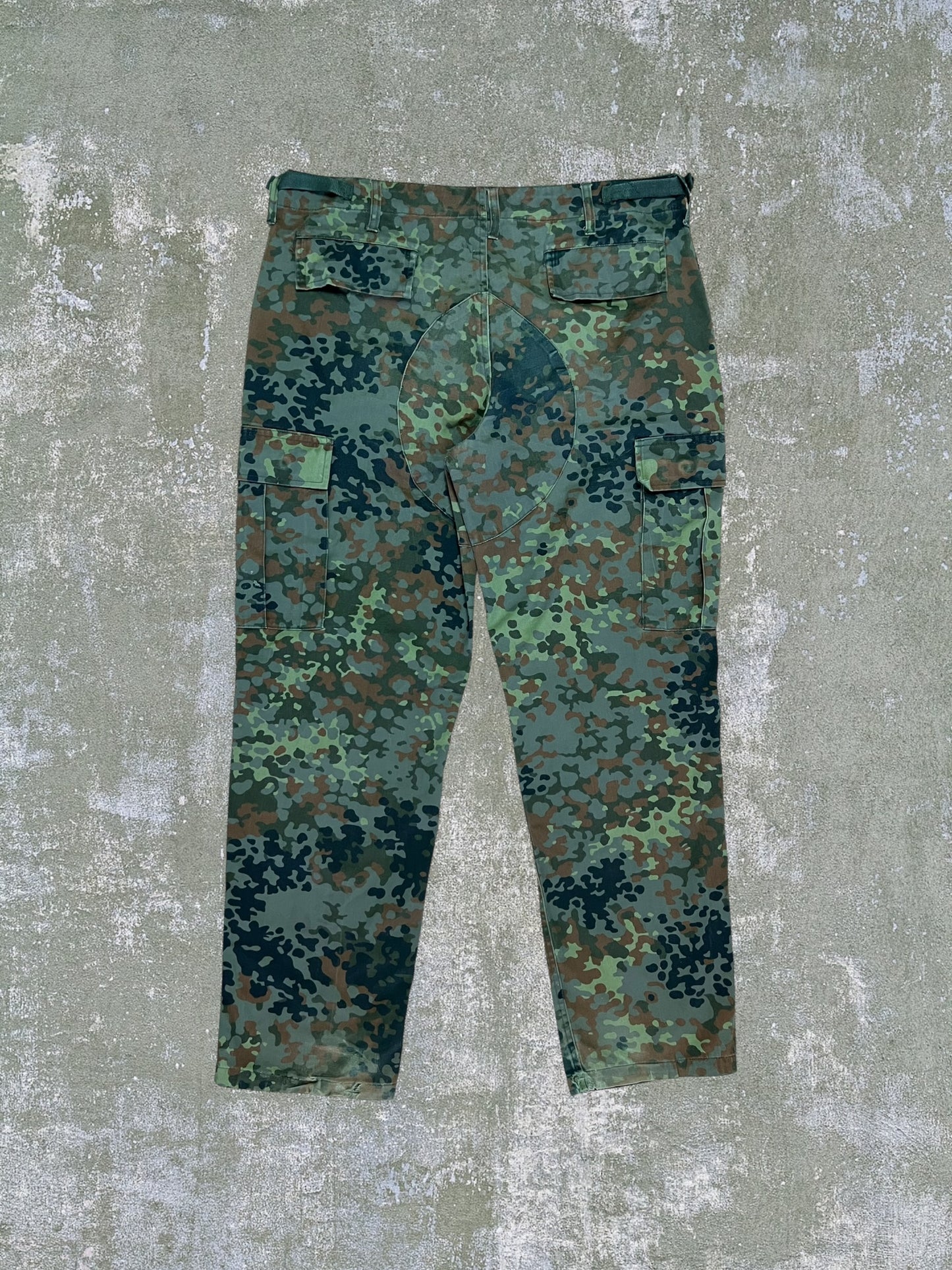 2000s German Army Flecktarn Camo Combat Pants (L)