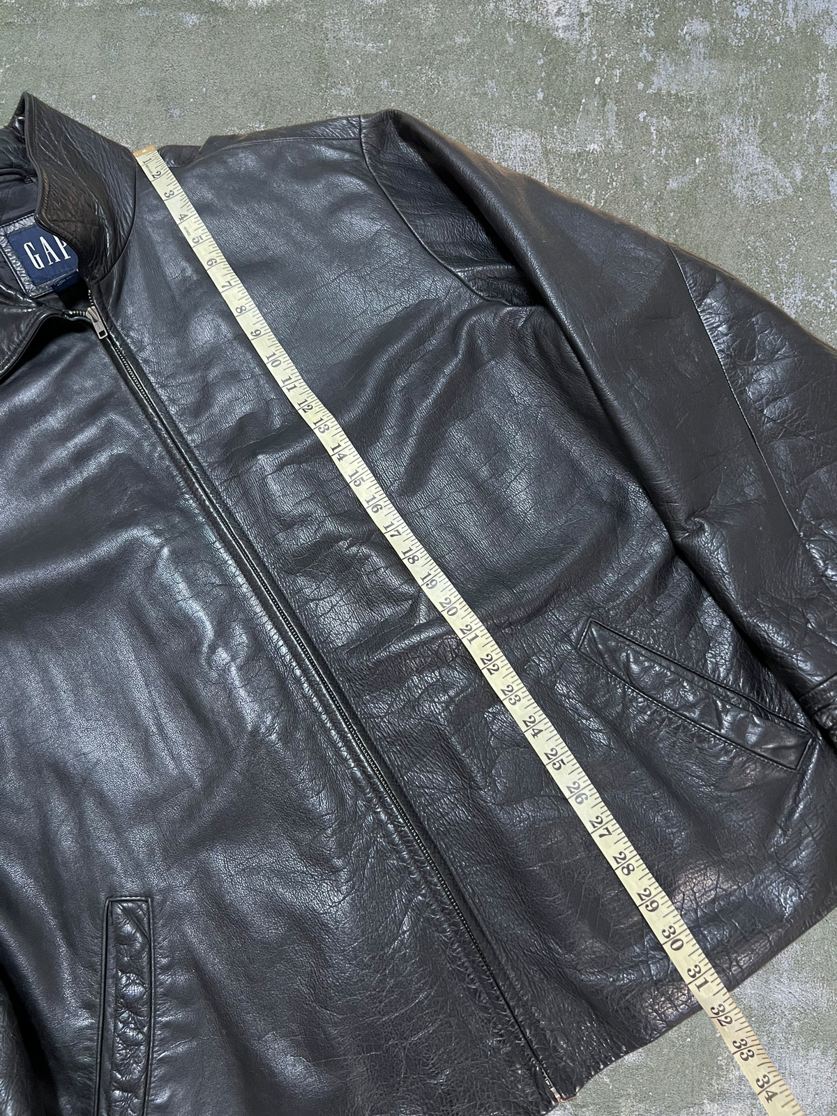 Early-2000s Gap Leather Jacket (XXL)