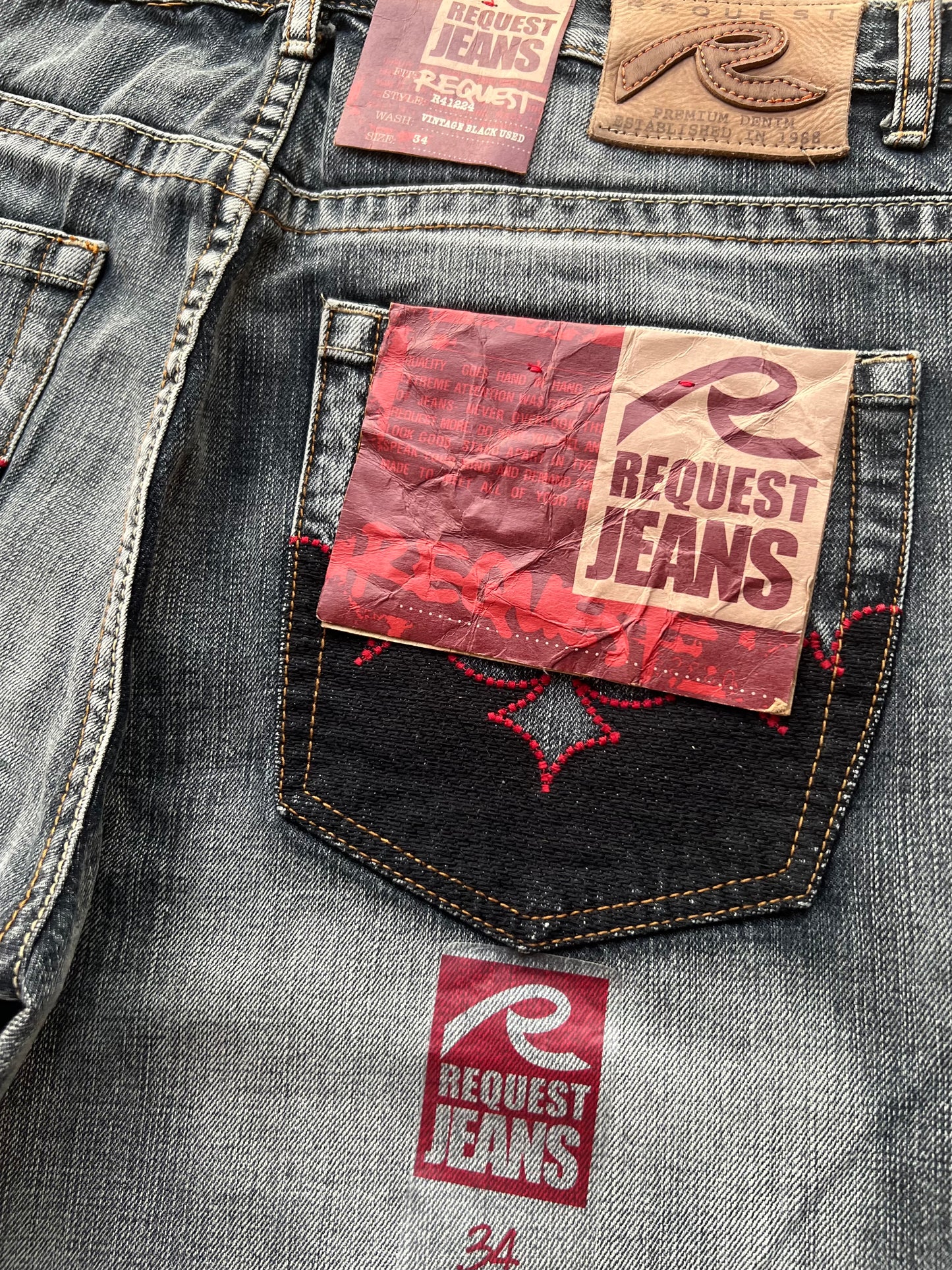 Early-2000s Request Jean Shorts (34) (New With Tags)