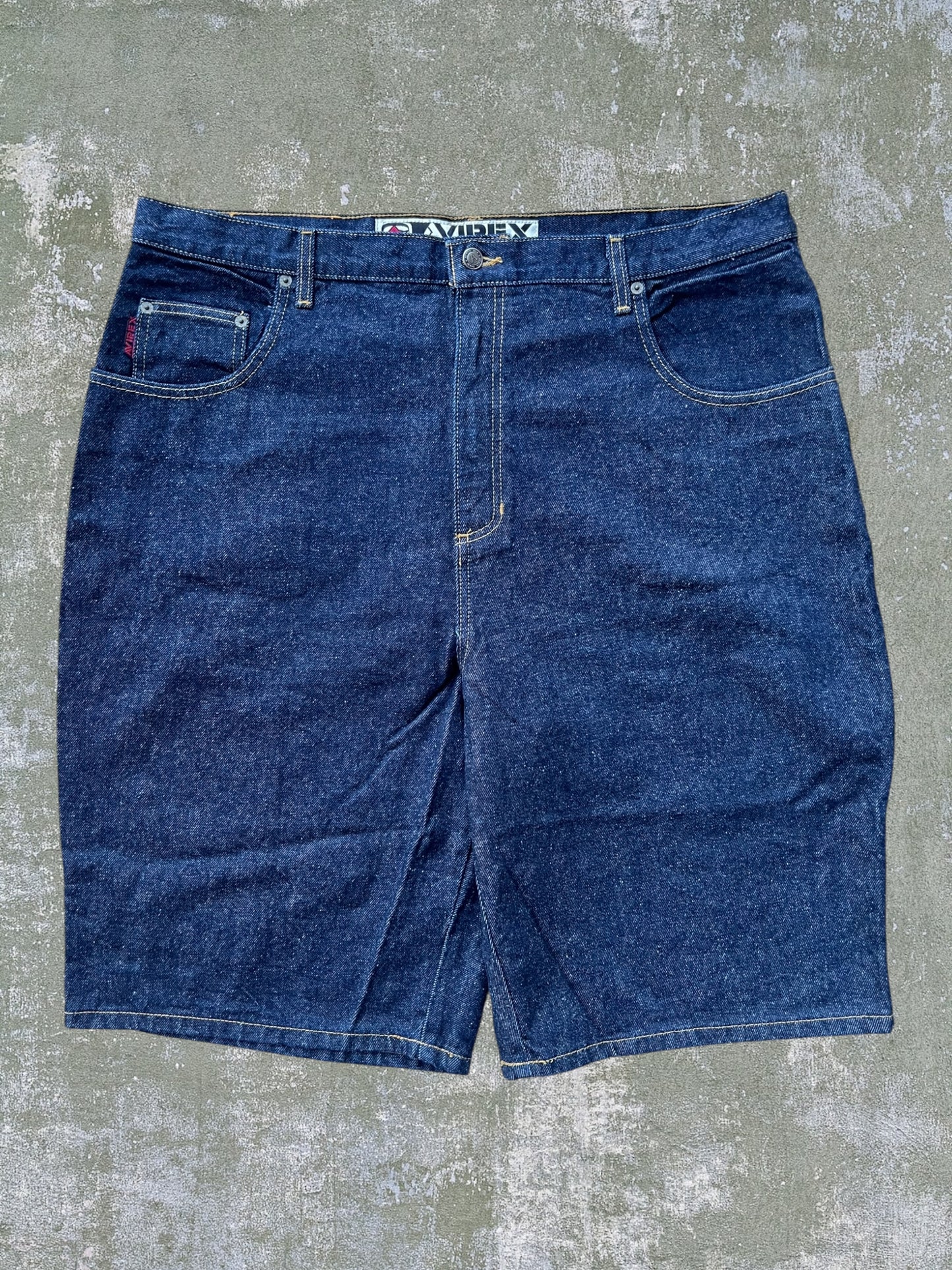 Late-90s/Early-2000s Avirex Carpenter Jean Shorts (40) (New With Tags)