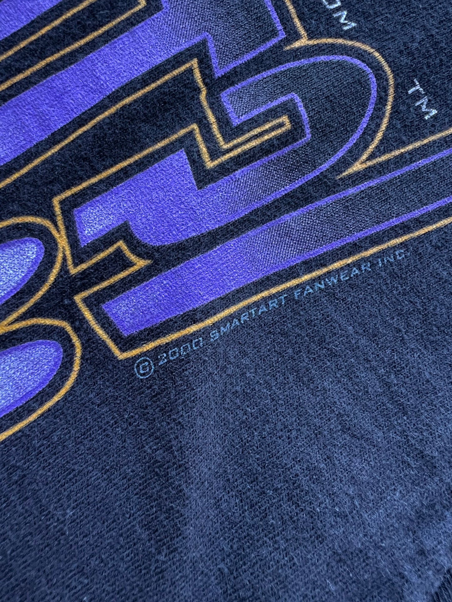 2000 Baltimore Ravens Ray Lewis “Who Let The Dogs Out” Tee (M)