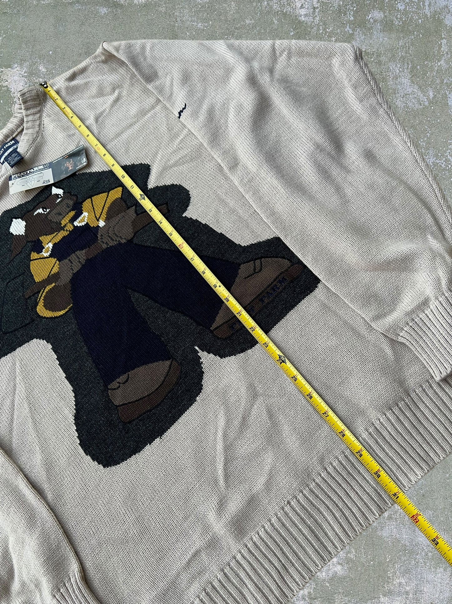 Early-2000s Phat Farm Bull Sweater (XXL) (New With Tags)