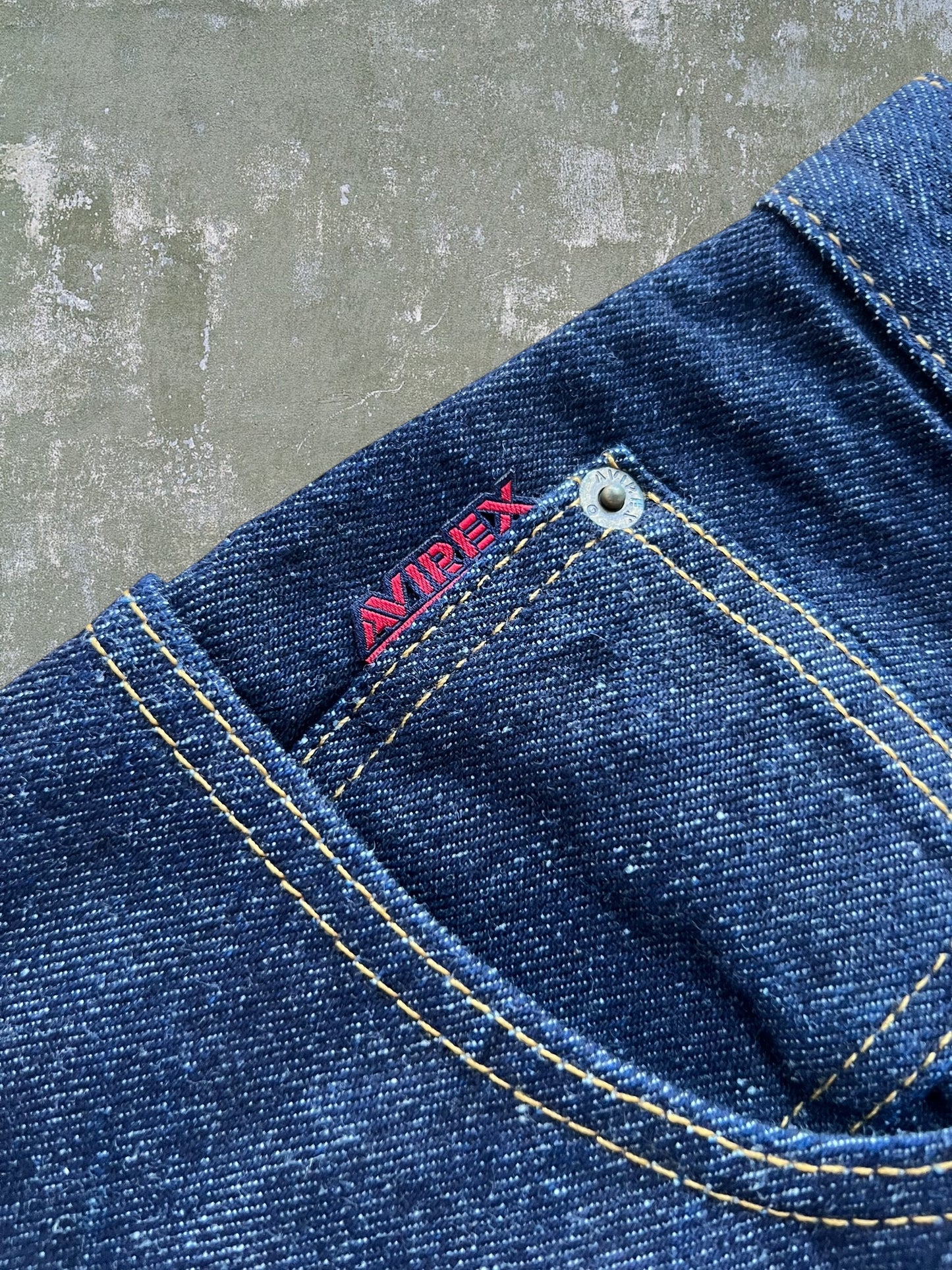 Late-90s/Early-2000s Avirex Carpenter Jean Shorts (40) (New With Tags)