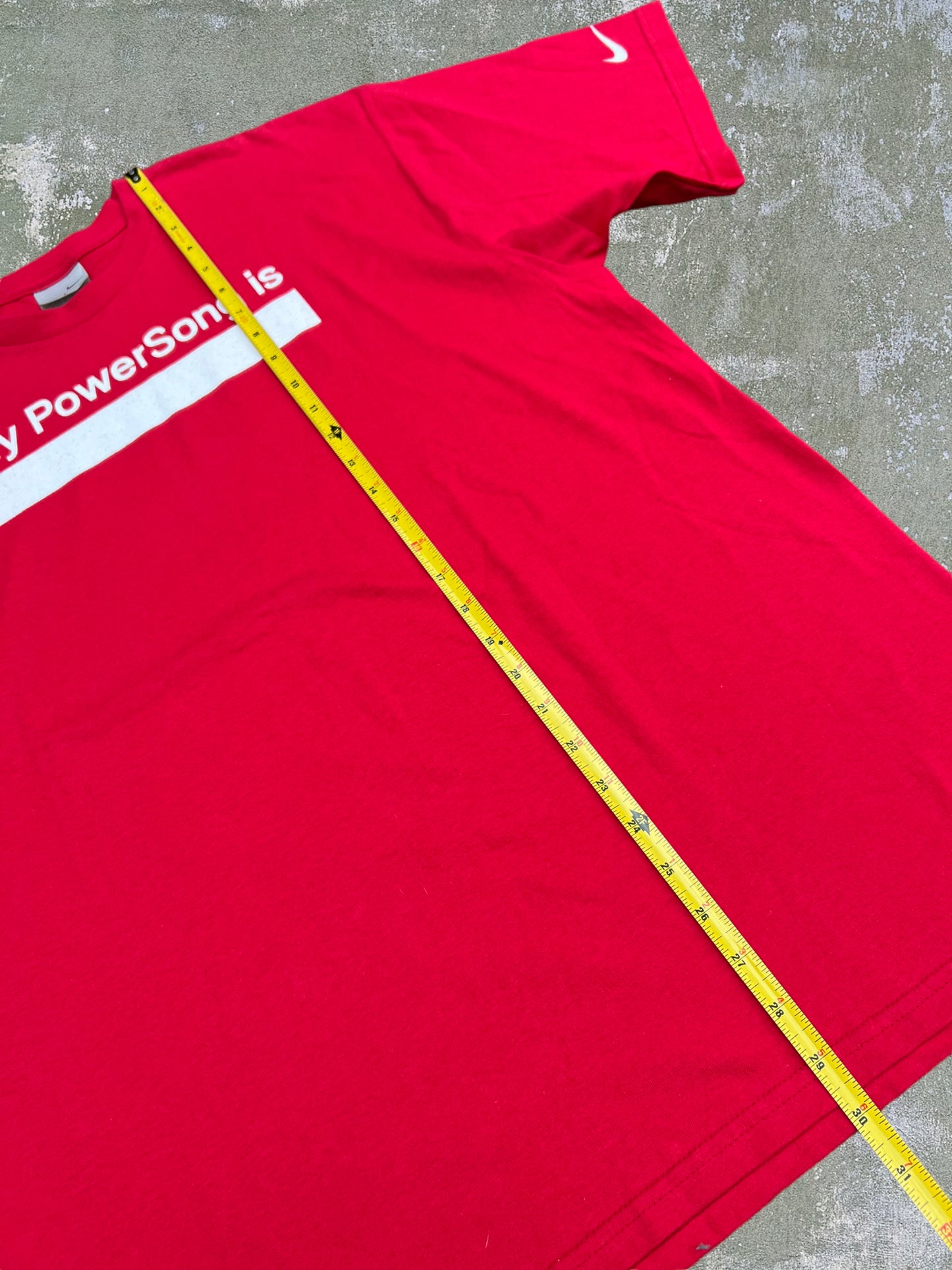 Early-2000s Nike/Apple “My PowerSong Is” Tee (XL)