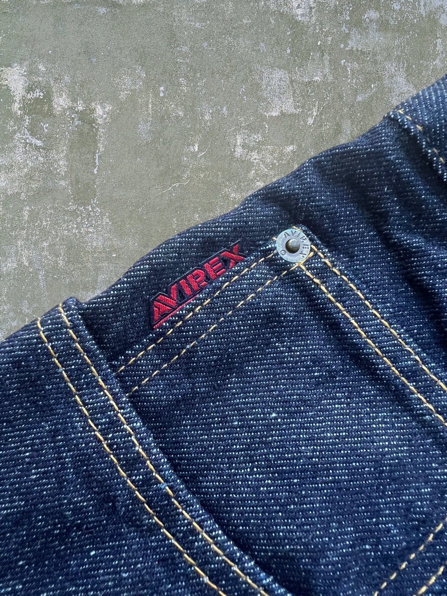 Late-90s/Early-2000s Avirex Carpenter Jean Shorts (42) (New With Tags)